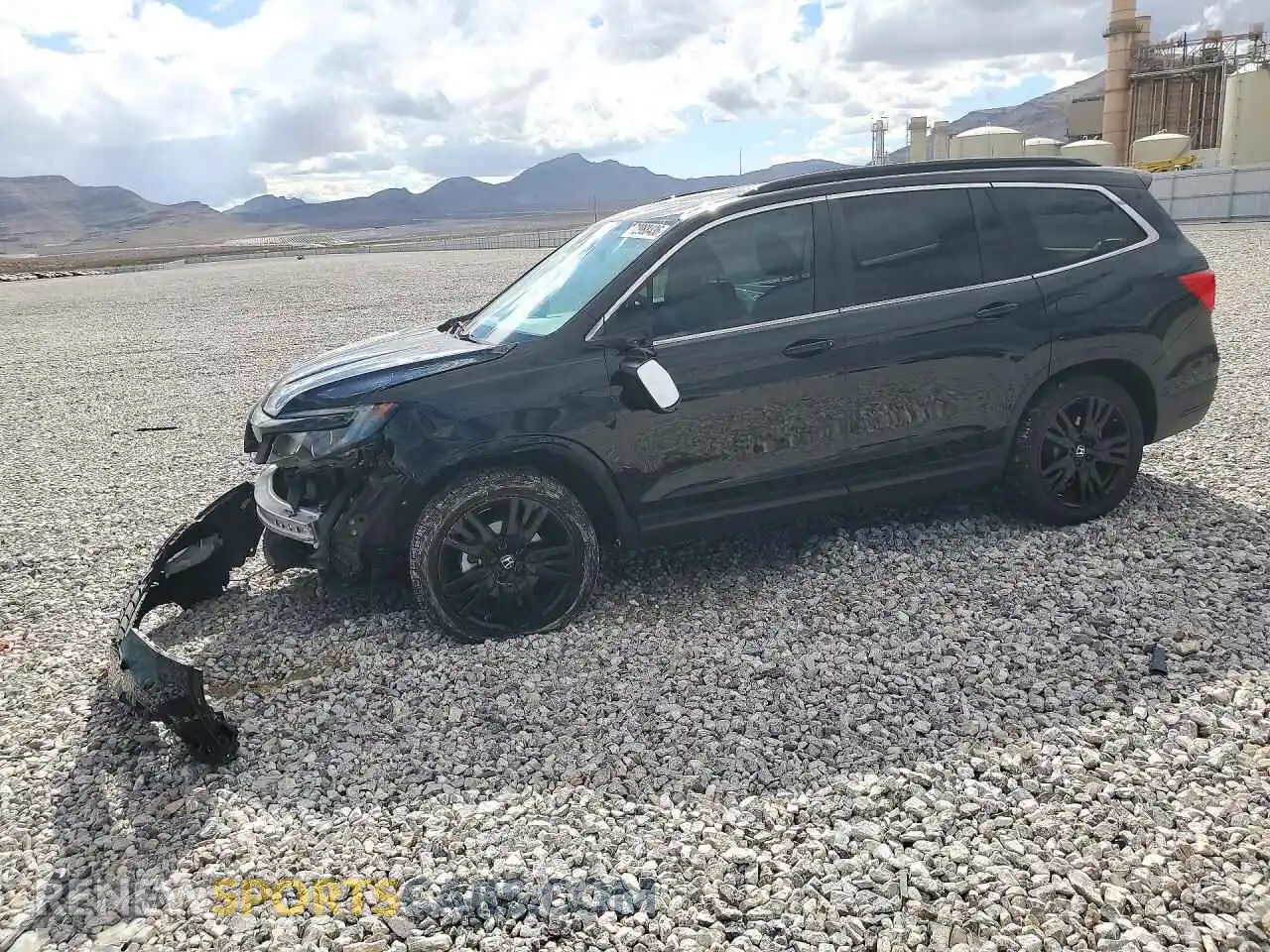 1 Photograph of a damaged car 5FNYF5H29MB004365 HONDA PILOT 2021