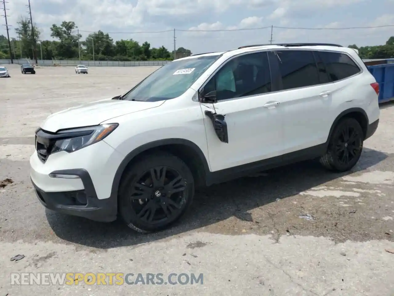 1 Photograph of a damaged car 5FNYF5H29MB008240 HONDA PILOT 2021