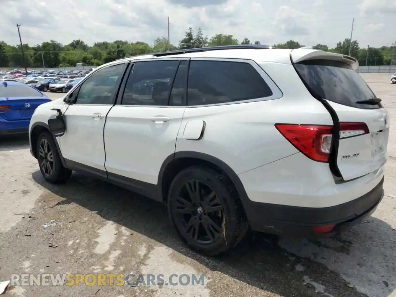 2 Photograph of a damaged car 5FNYF5H29MB008240 HONDA PILOT 2021
