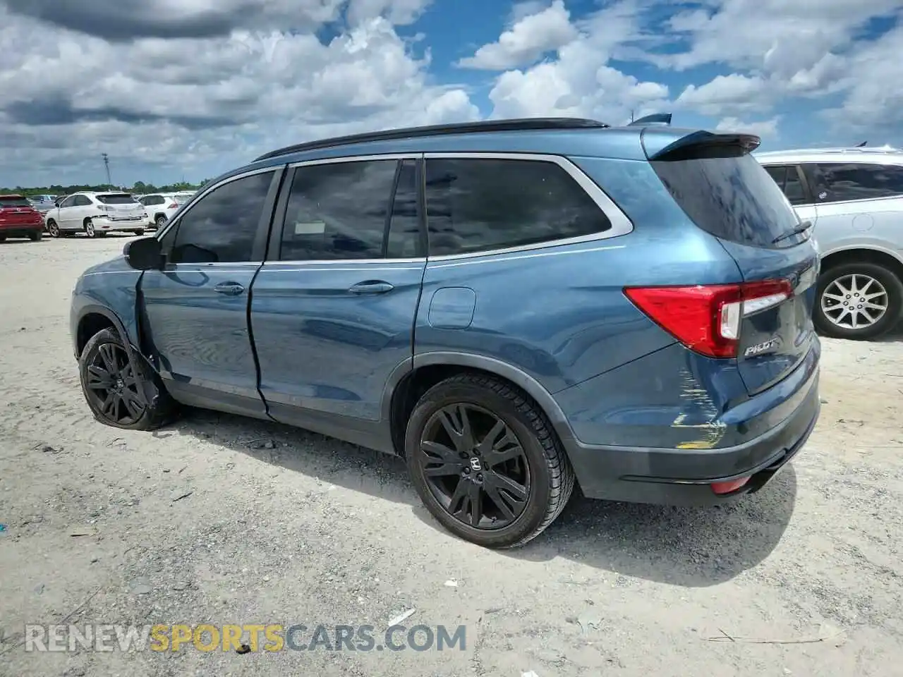 2 Фотография поврежденного автомобиля 5FNYF5H29MB011462 HONDA PILOT 2021