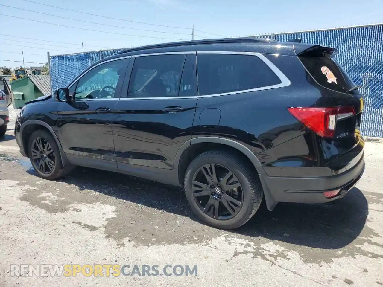 2 Photograph of a damaged car 5FNYF5H29MB015754 HONDA PILOT 2021