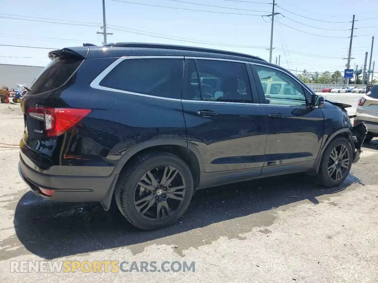 3 Photograph of a damaged car 5FNYF5H29MB015754 HONDA PILOT 2021