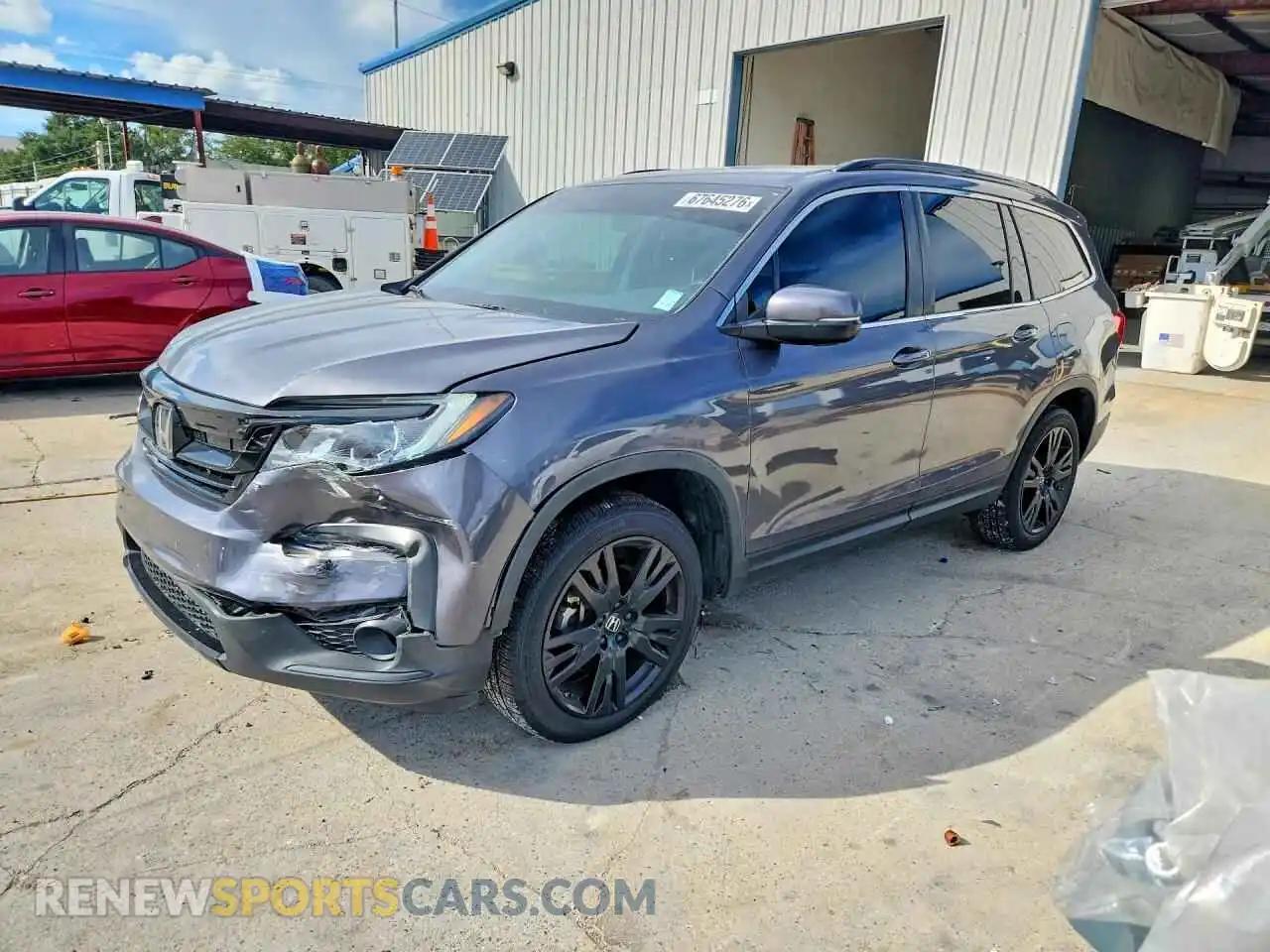 1 fotografías del automóvil dañado 5FNYF5H29MB042324 HONDA PILOT 2021