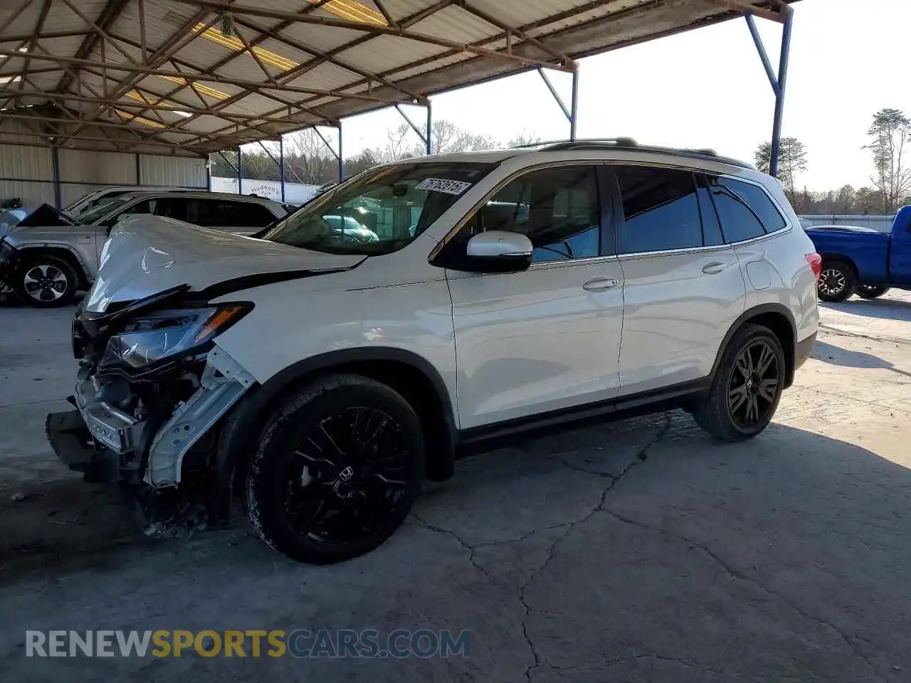 1 Photograph of a damaged car 5FNYF5H2XMB006142 HONDA PILOT 2021