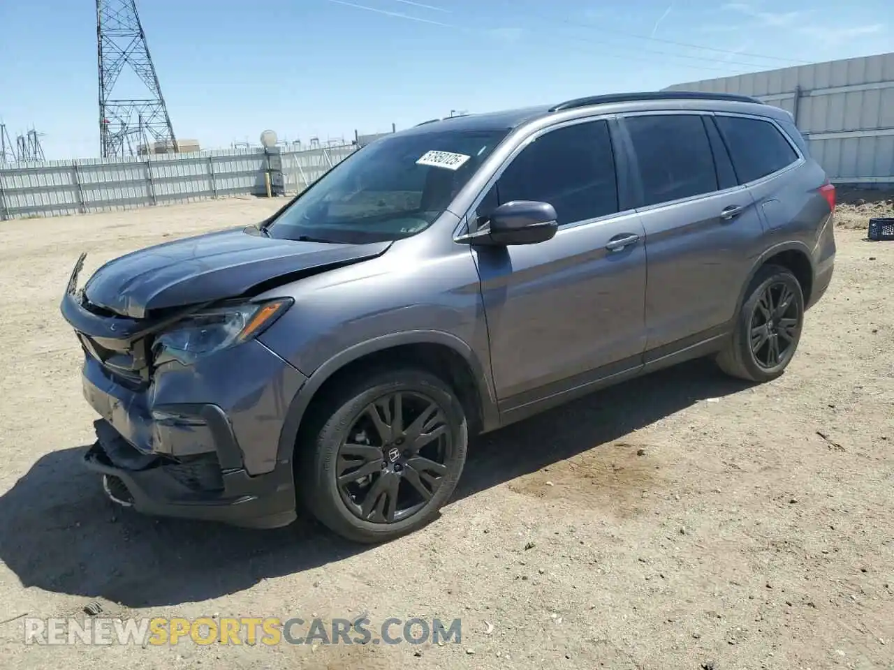 1 Фотография поврежденного автомобиля 5FNYF5H2XMB013785 HONDA PILOT 2021