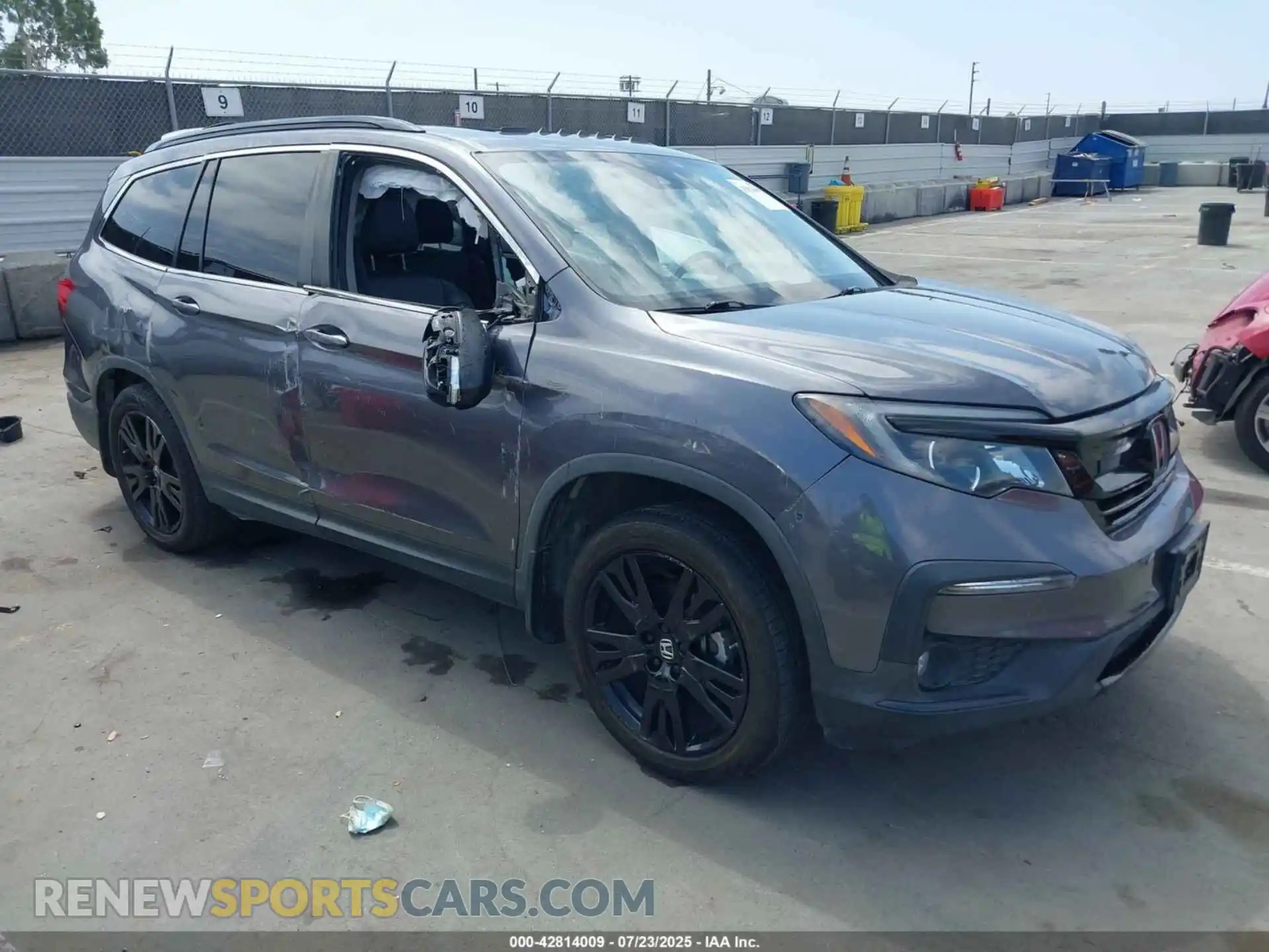 1 Photograph of a damaged car 5FNYF5H2XMB031431 HONDA PILOT 2021