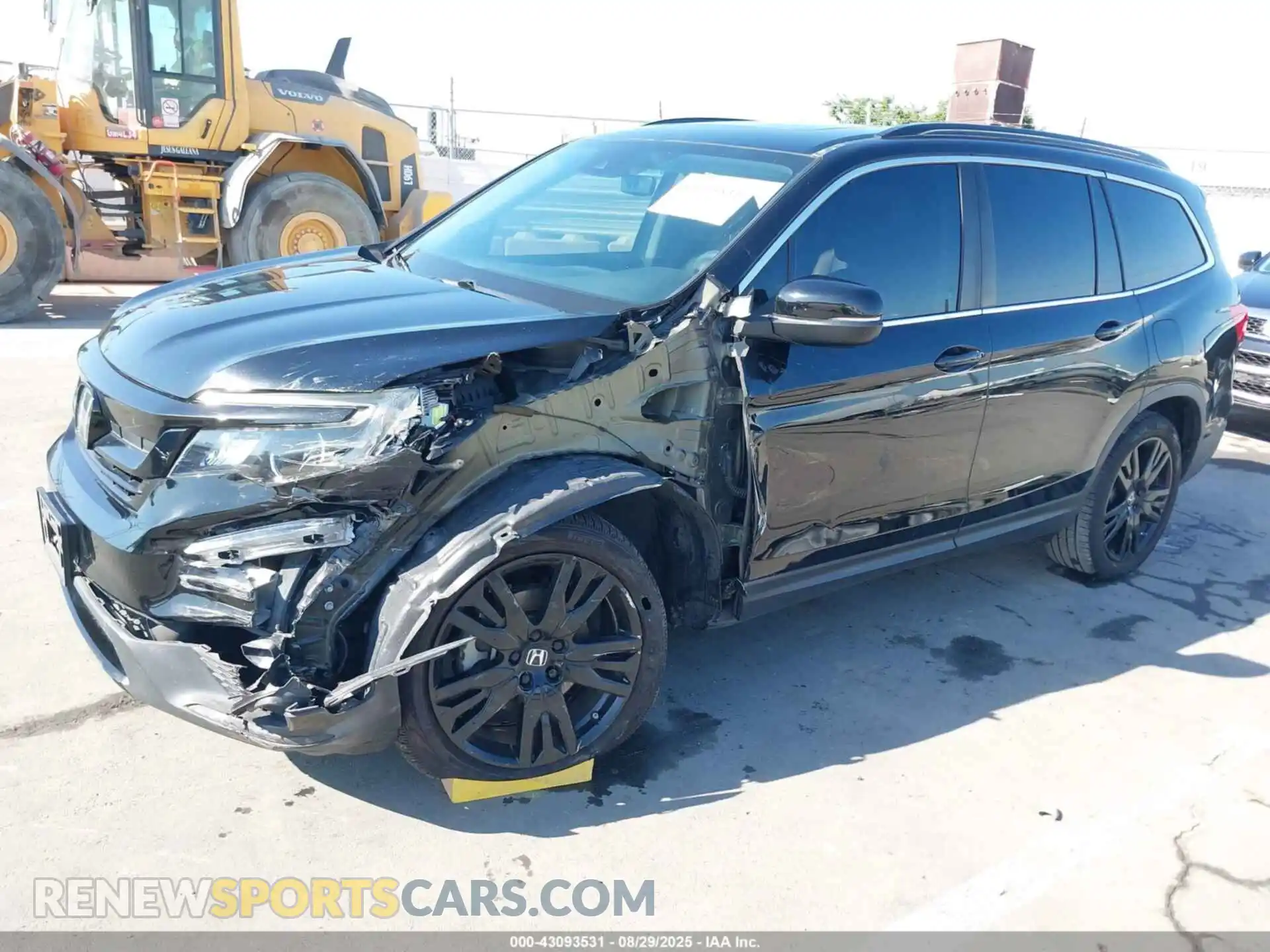 2 Photograph of a damaged car 5FNYF5H2XMB034765 HONDA PILOT 2021