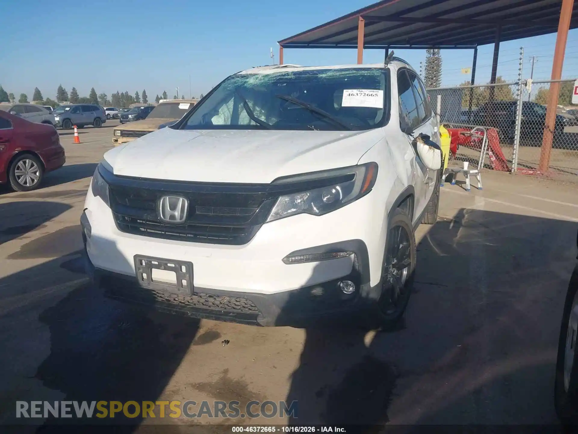 2 Photograph of a damaged car 5FNYF5H2XMB043563 HONDA PILOT 2021