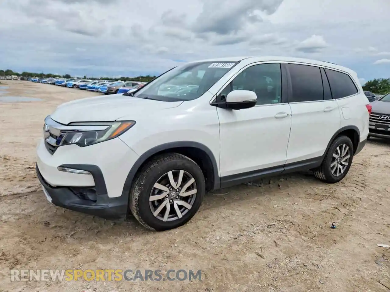 1 Photograph of a damaged car 5FNYF5H30MB013674 HONDA PILOT 2021