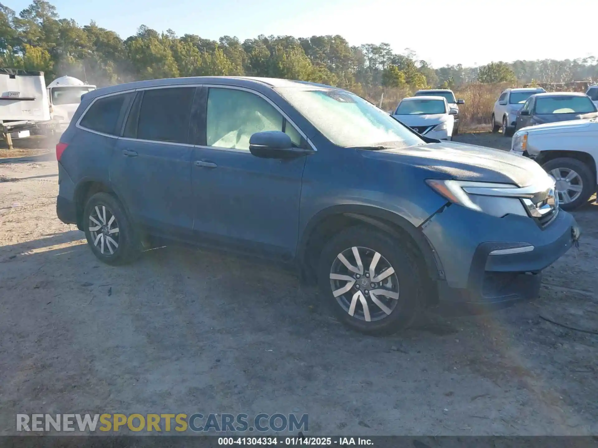 1 Photograph of a damaged car 5FNYF5H33MB004693 HONDA PILOT 2021