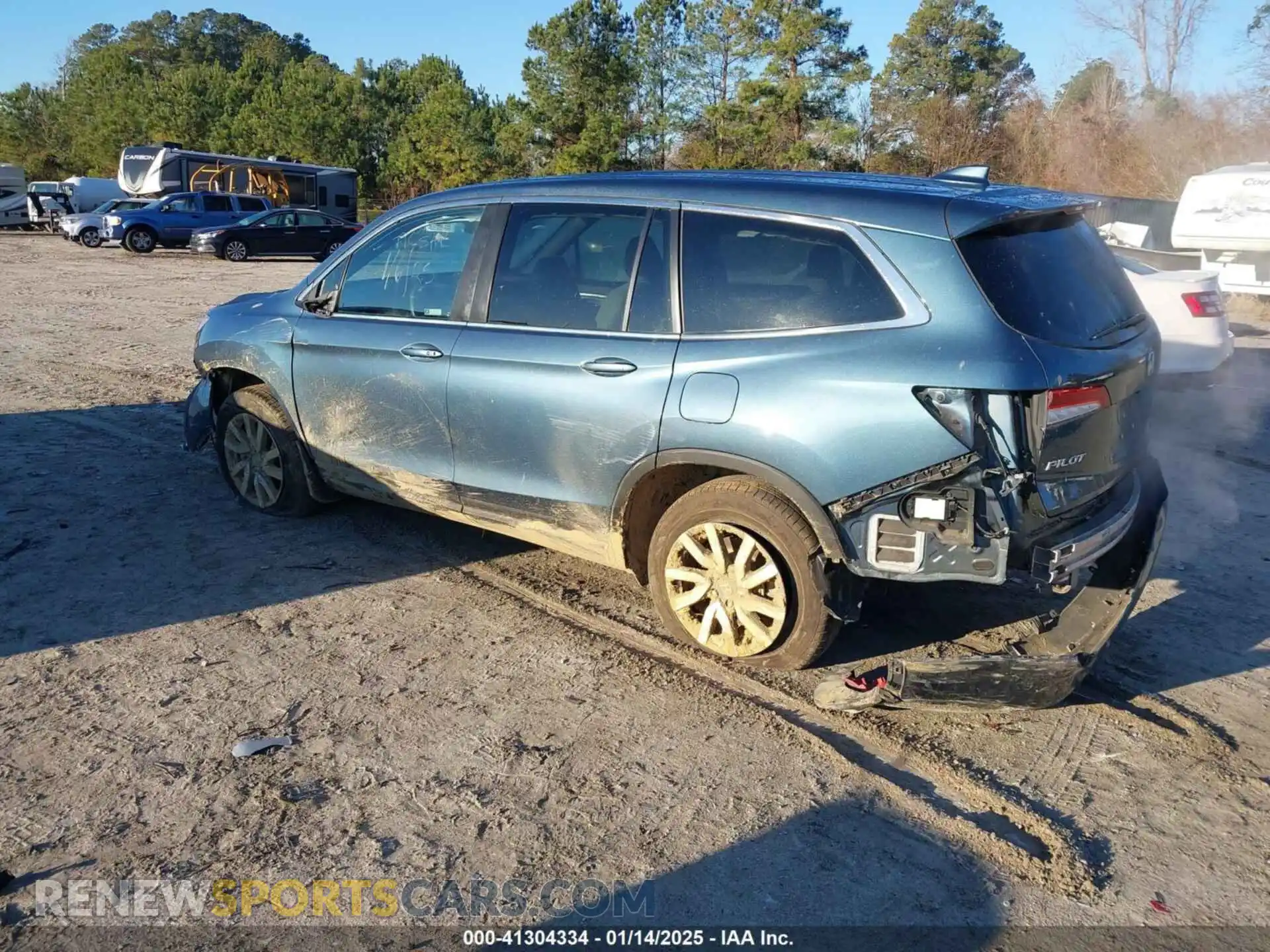 3 Photograph of a damaged car 5FNYF5H33MB004693 HONDA PILOT 2021