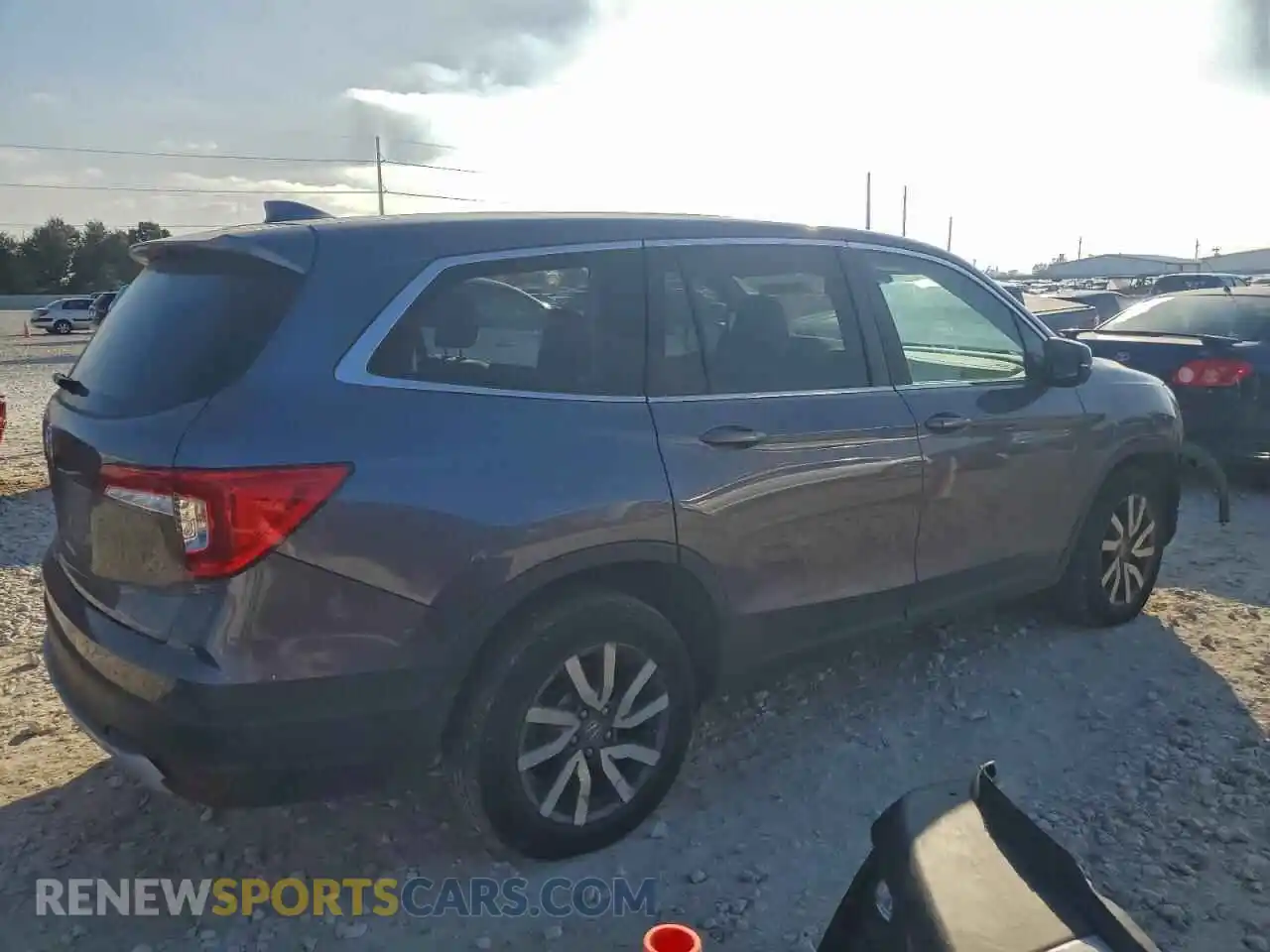 3 Photograph of a damaged car 5FNYF5H33MB019310 HONDA PILOT 2021