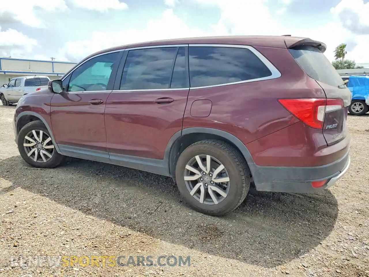 2 Photograph of a damaged car 5FNYF5H34MB044619 HONDA PILOT 2021