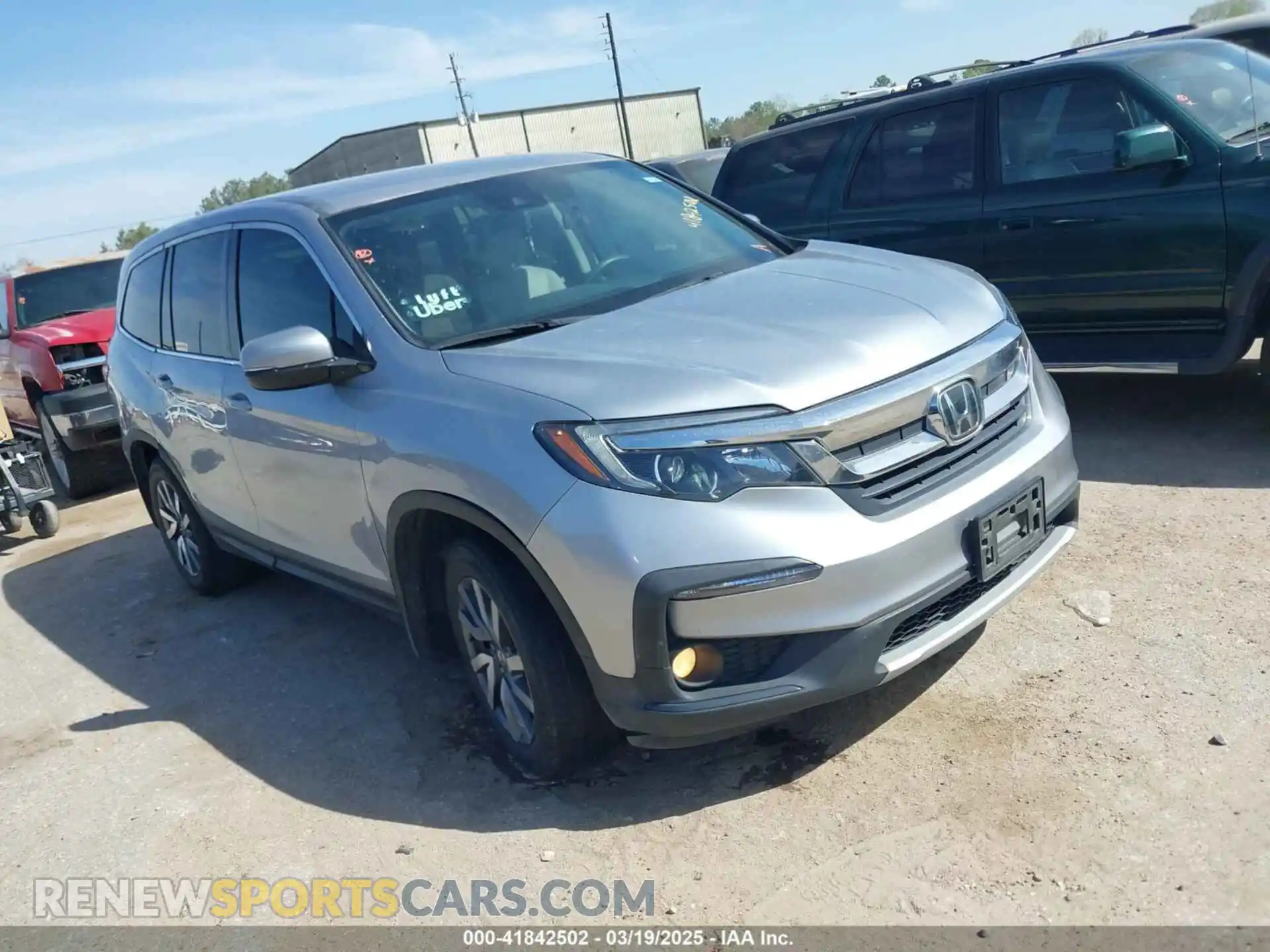 1 Photograph of a damaged car 5FNYF5H36MB003411 HONDA PILOT 2021