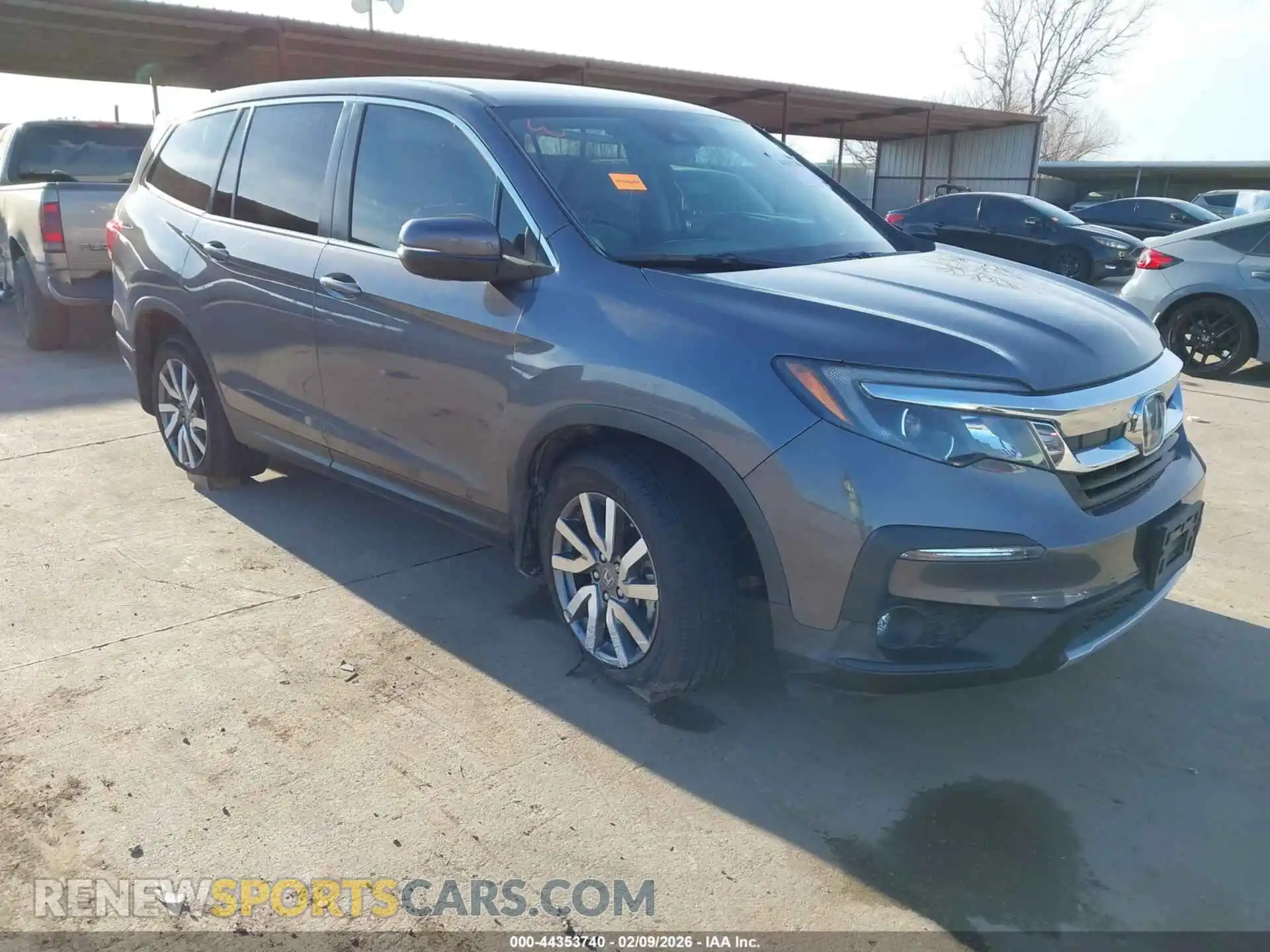 1 Photograph of a damaged car 5FNYF5H36MB003540 HONDA PILOT 2021