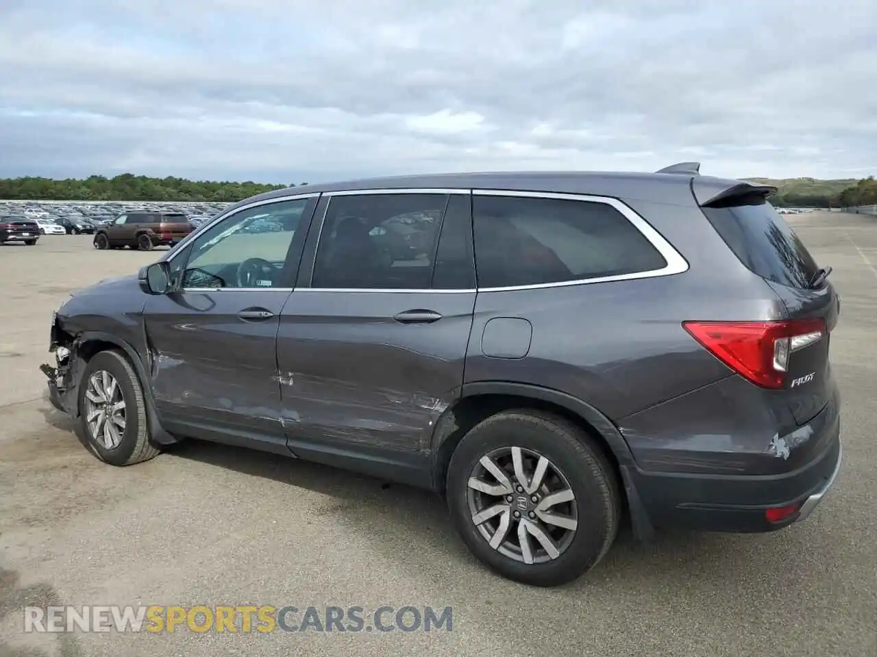 2 Photograph of a damaged car 5FNYF5H37MB033307 HONDA PILOT 2021