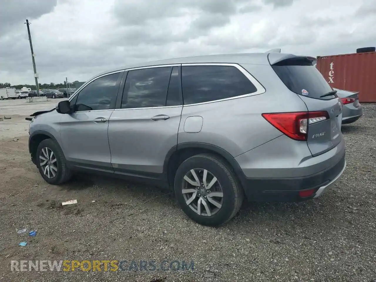 2 Photograph of a damaged car 5FNYF5H38MB029119 HONDA PILOT 2021