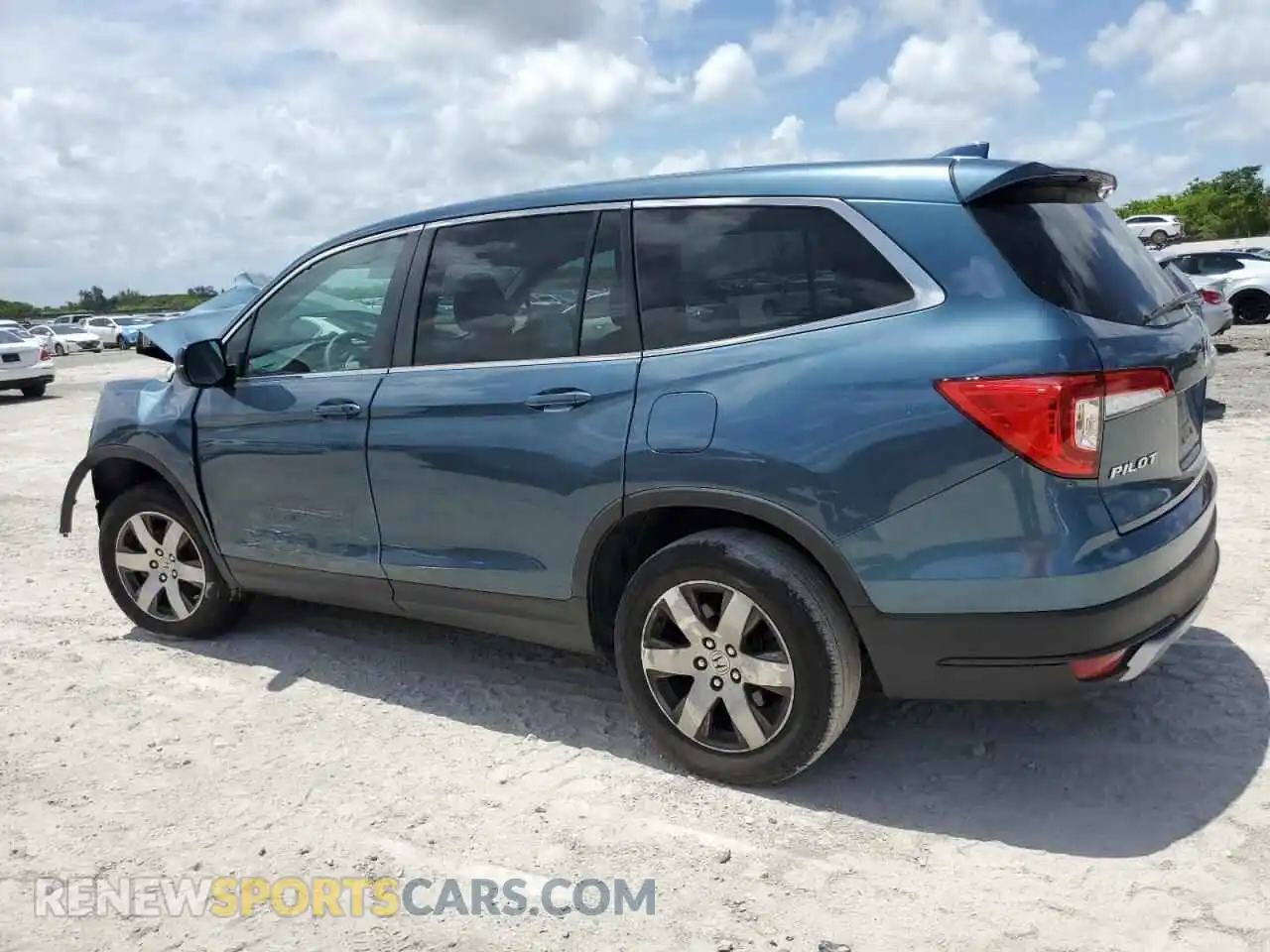 2 Photograph of a damaged car 5FNYF5H38MB029833 HONDA PILOT 2021