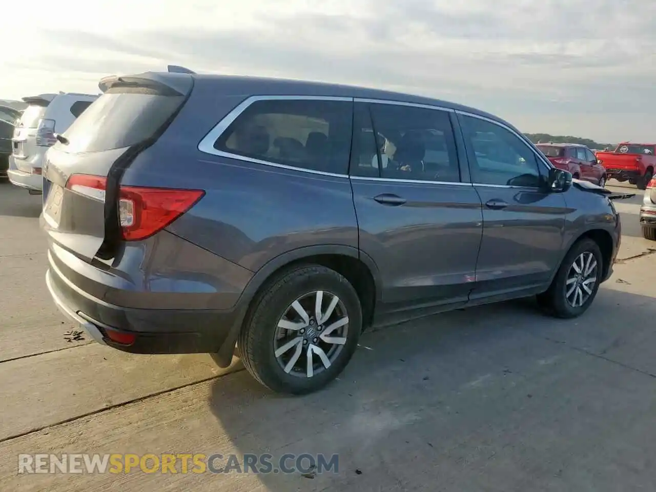 3 Photograph of a damaged car 5FNYF5H39MB030151 HONDA PILOT 2021