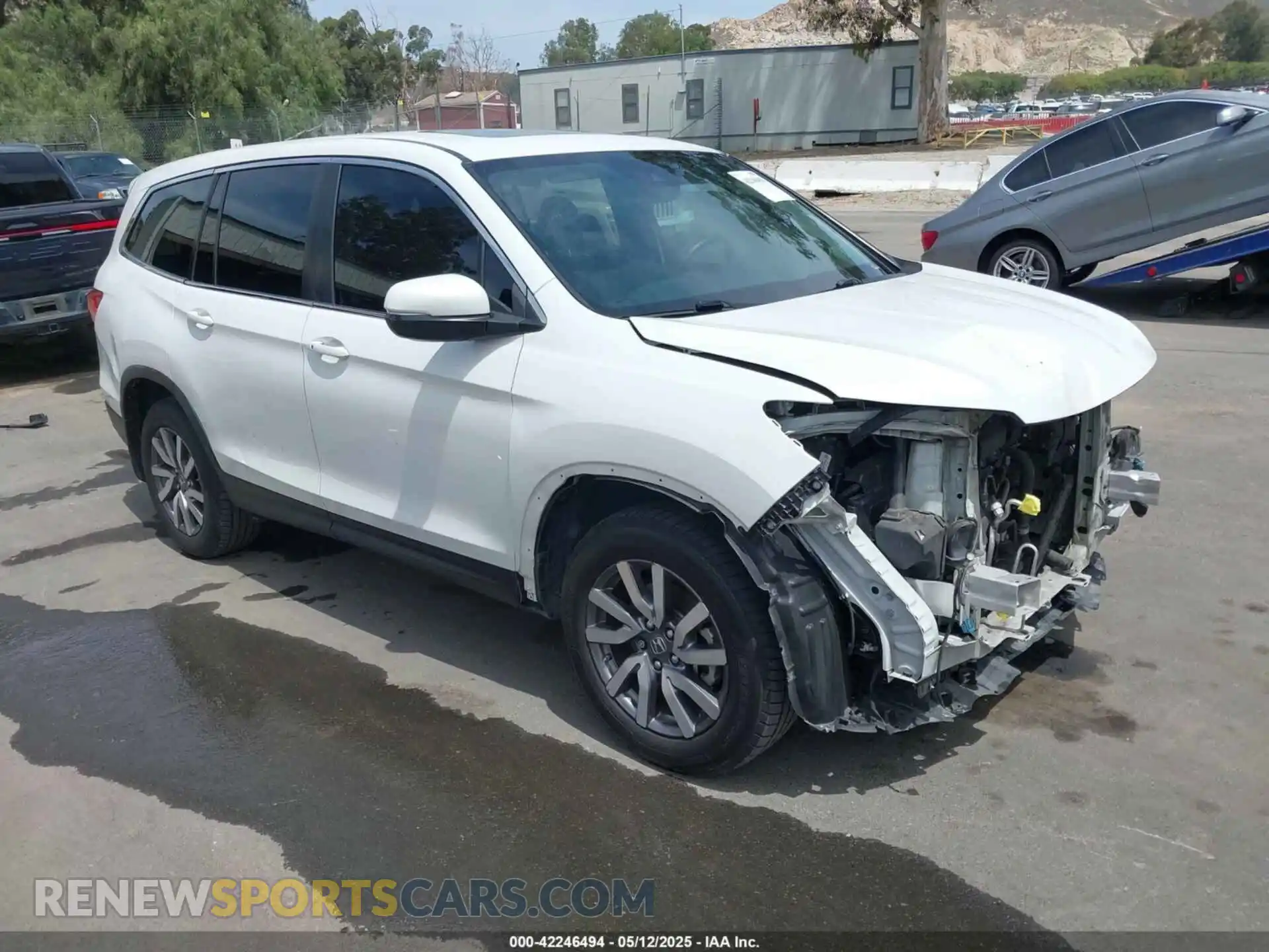 1 Photograph of a damaged car 5FNYF5H50MB022389 HONDA PILOT 2021