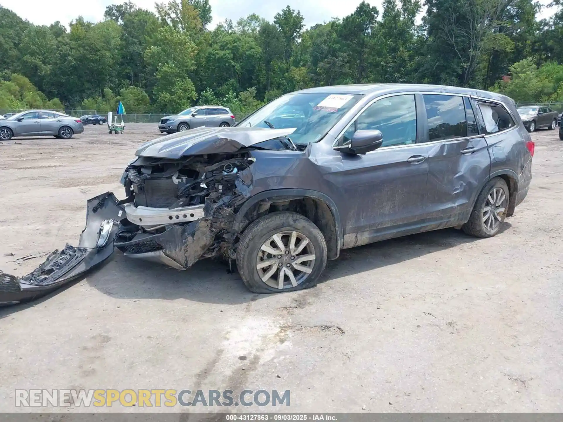 2 Photograph of a damaged car 5FNYF5H52MB013094 HONDA PILOT 2021