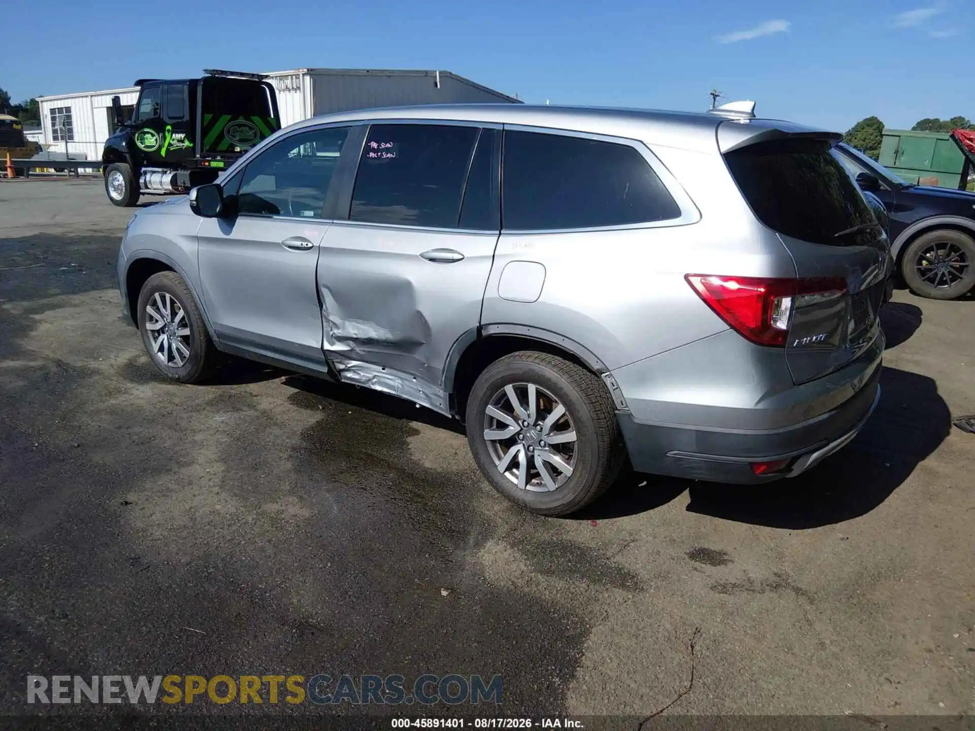 3 Фотография поврежденного автомобиля 5FNYF5H52MB041607 HONDA PILOT 2021