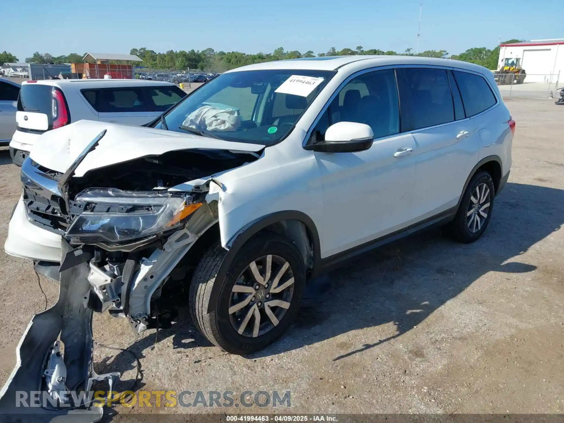 2 Photograph of a damaged car 5FNYF5H53MB006638 HONDA PILOT 2021
