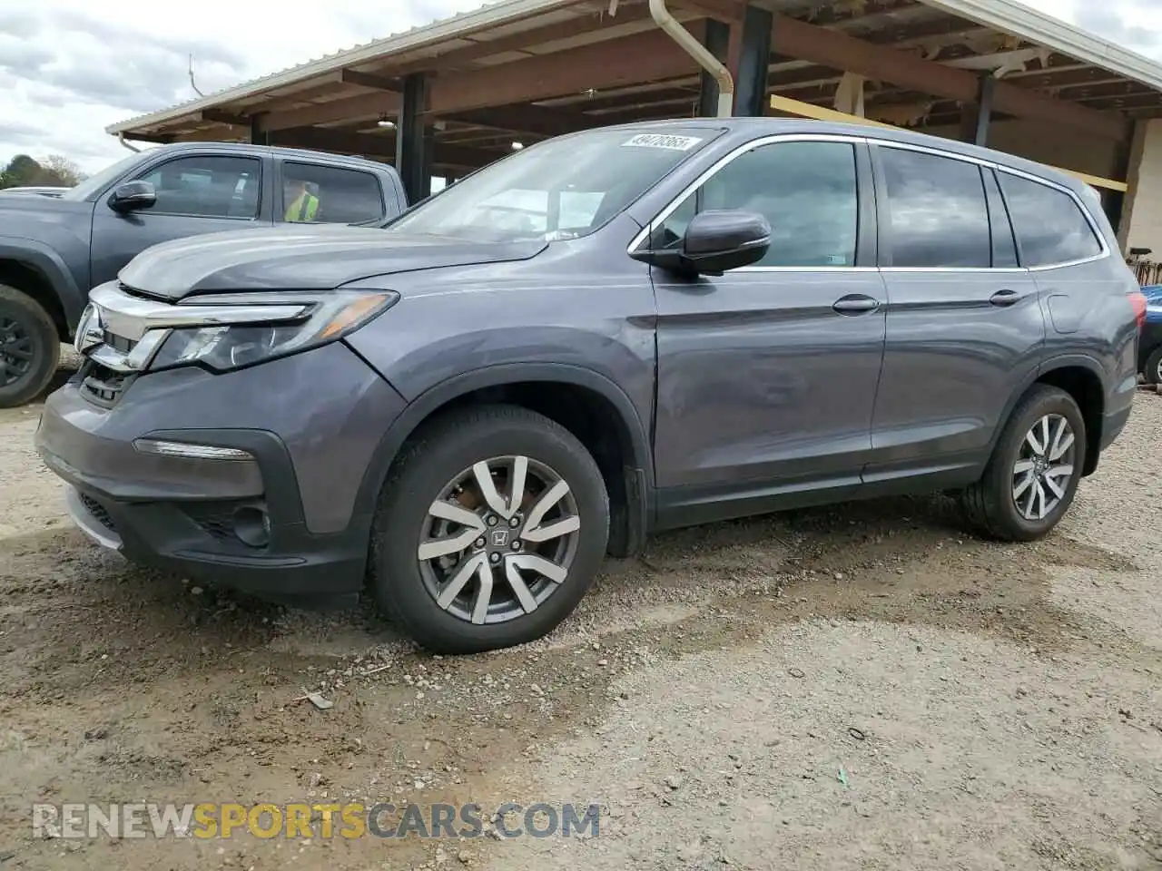 1 Photograph of a damaged car 5FNYF5H53MB013931 HONDA PILOT 2021