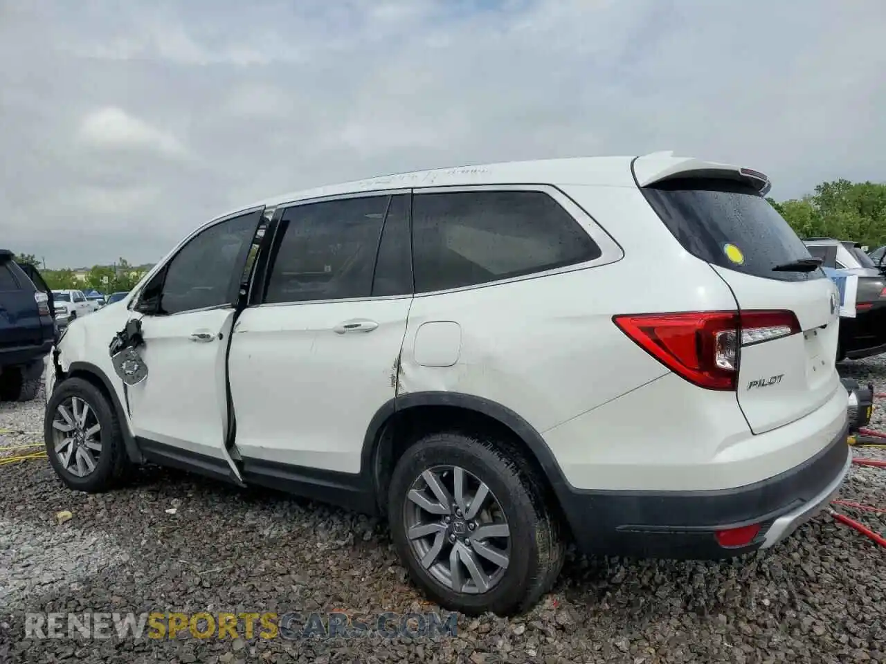 2 Photograph of a damaged car 5FNYF5H53MB024153 HONDA PILOT 2021