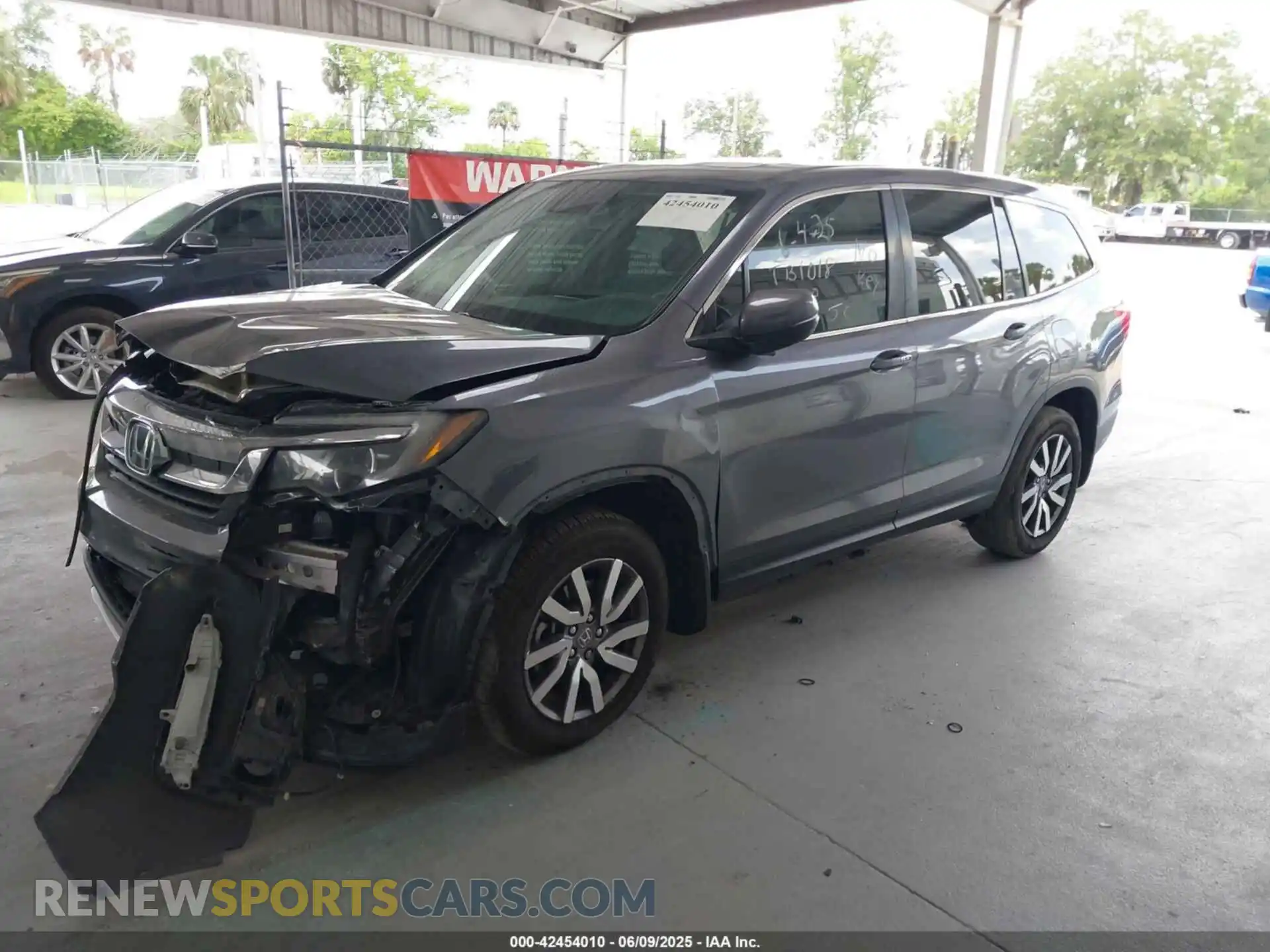 2 Photograph of a damaged car 5FNYF5H53MB030907 HONDA PILOT 2021