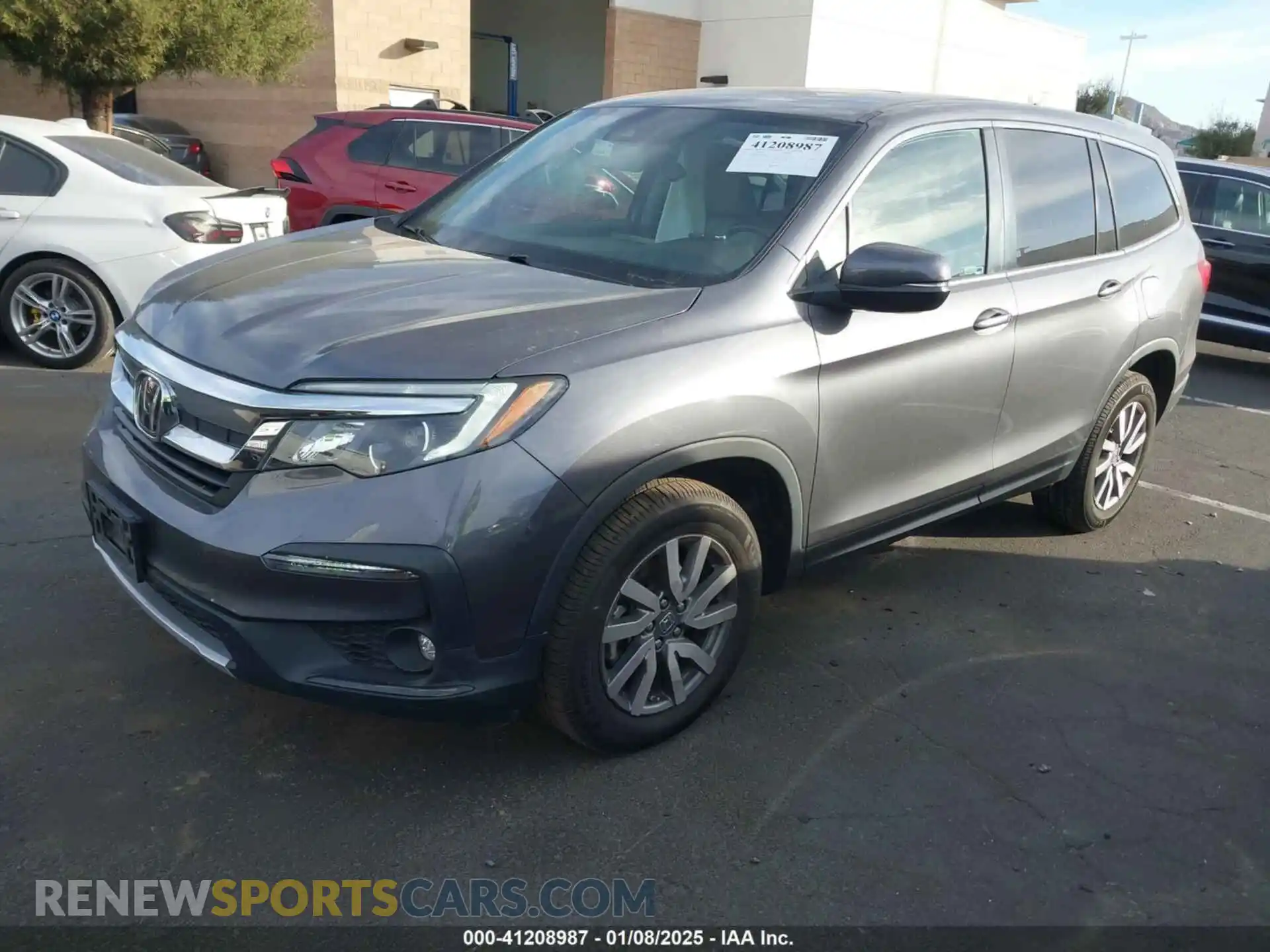 2 Photograph of a damaged car 5FNYF5H54MB018846 HONDA PILOT 2021