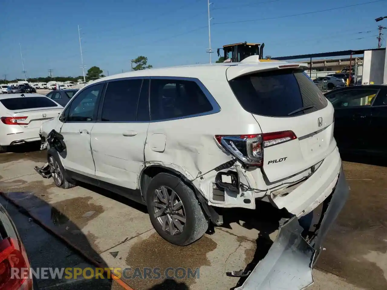 2 Photograph of a damaged car 5FNYF5H54MB045464 HONDA PILOT 2021