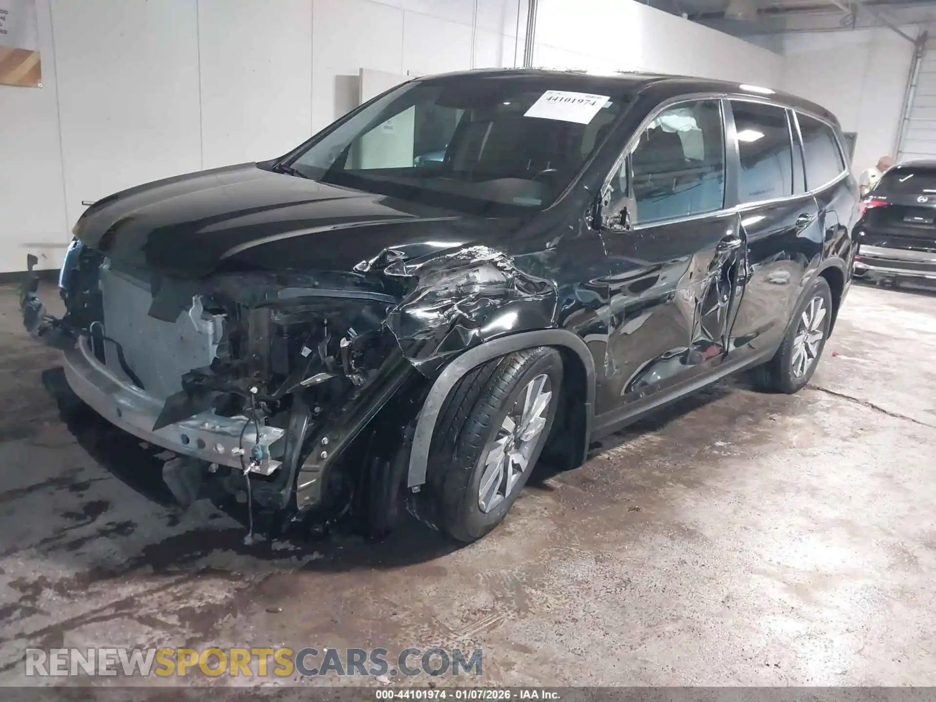 2 Photograph of a damaged car 5FNYF5H55MB019813 HONDA PILOT 2021