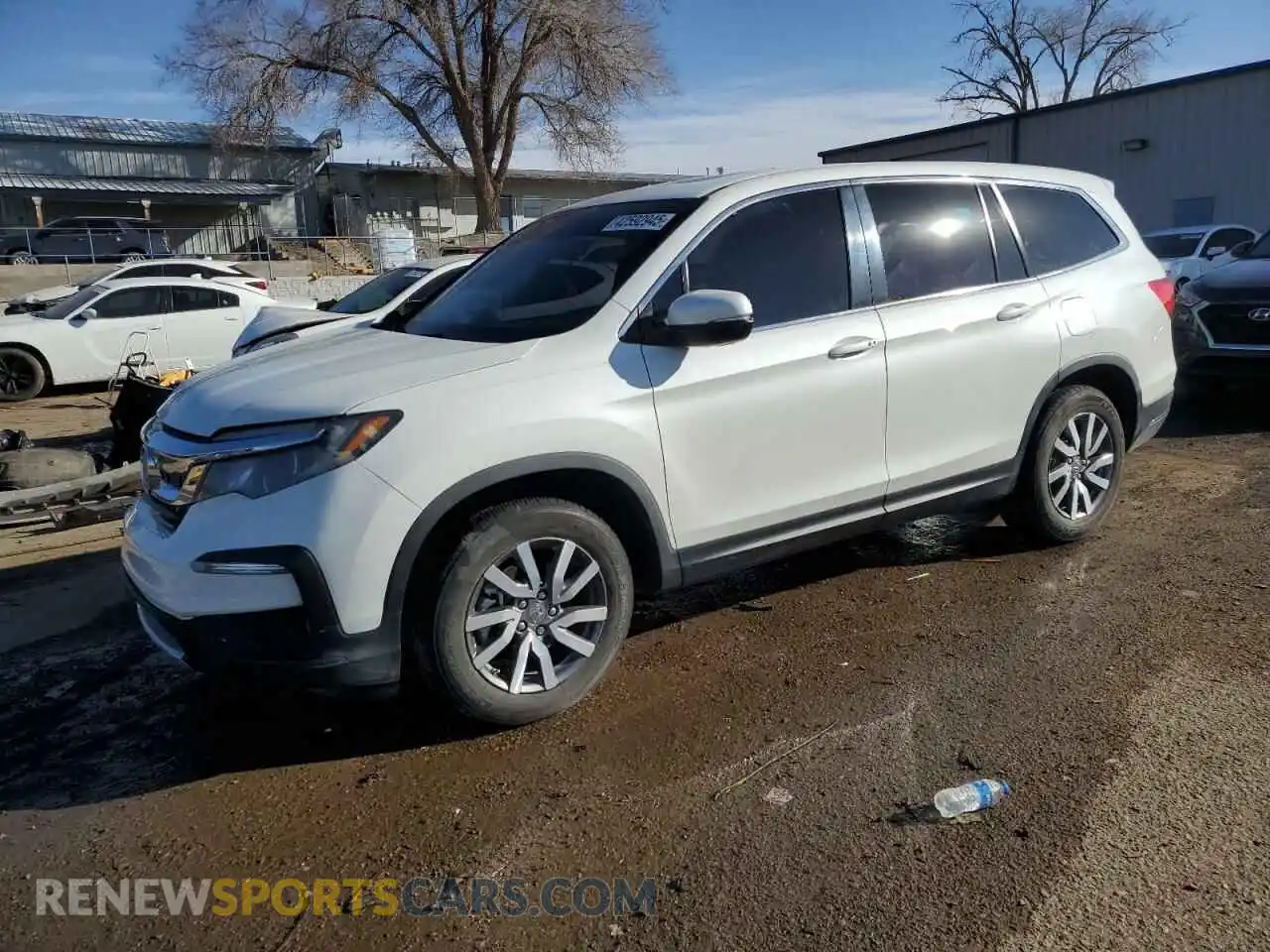 1 Photograph of a damaged car 5FNYF5H56MB022039 HONDA PILOT 2021