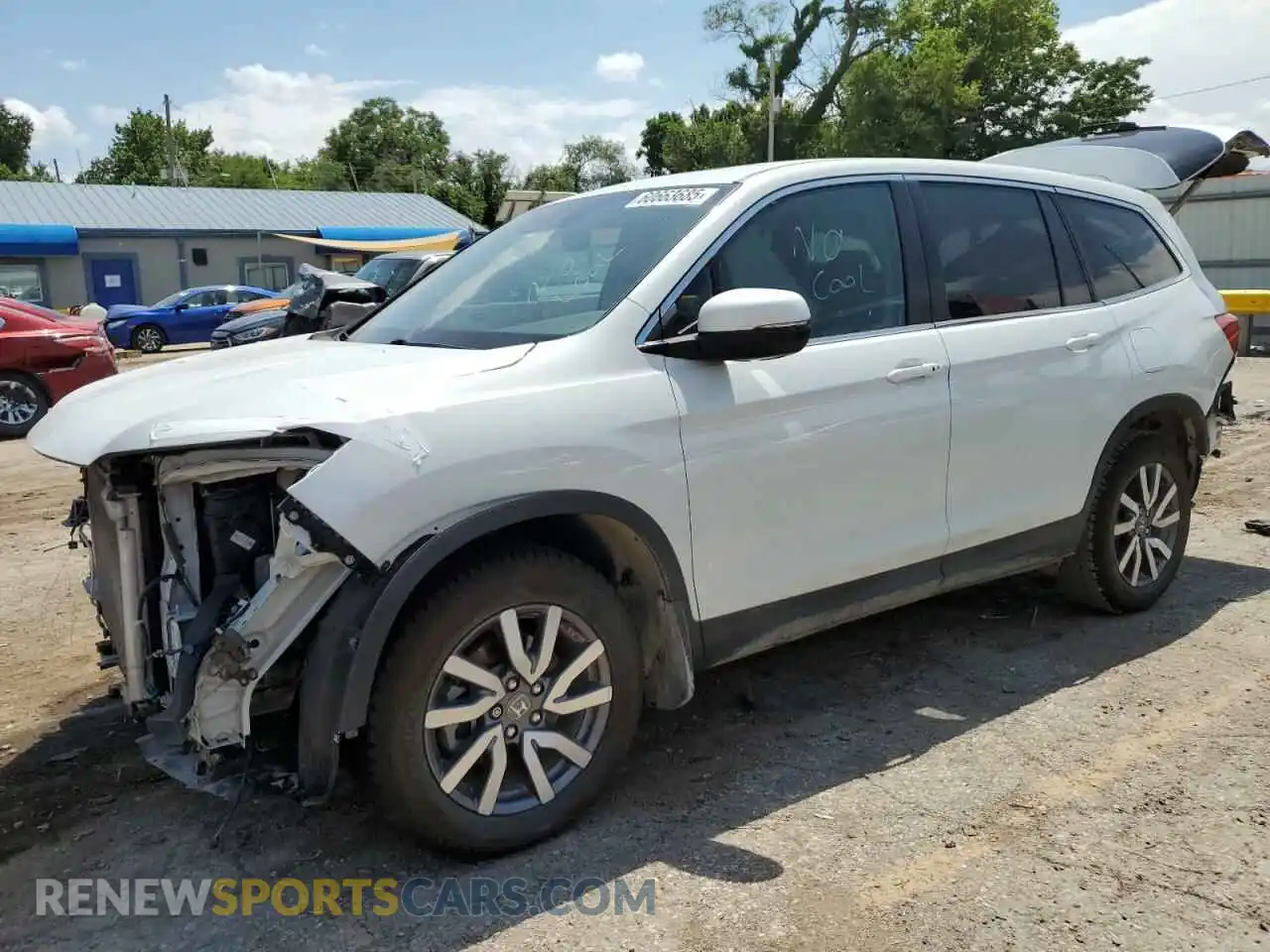 1 fotografías del automóvil dañado 5FNYF5H56MB044056 HONDA PILOT 2021