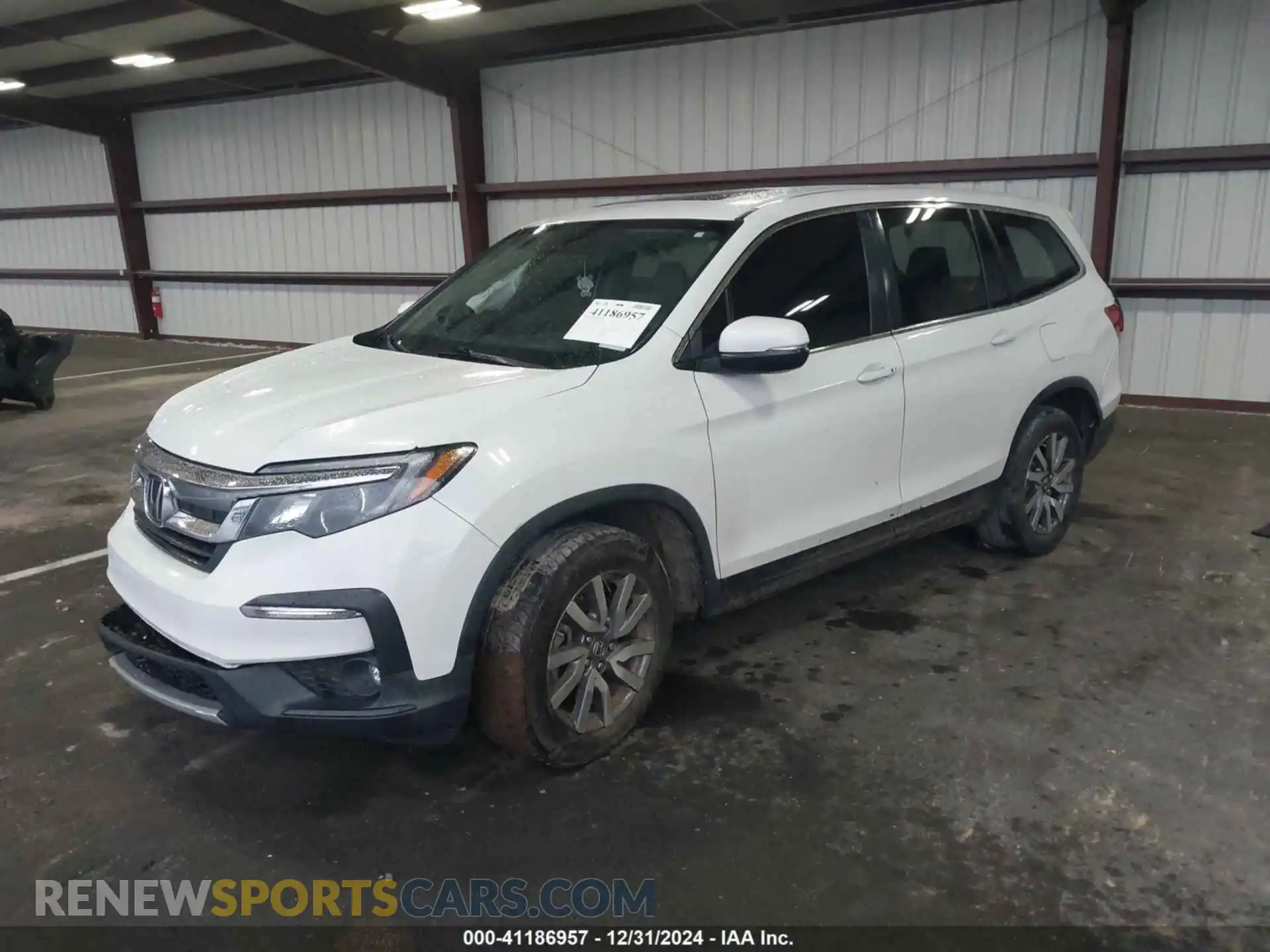 2 Photograph of a damaged car 5FNYF5H57MB022843 HONDA PILOT 2021