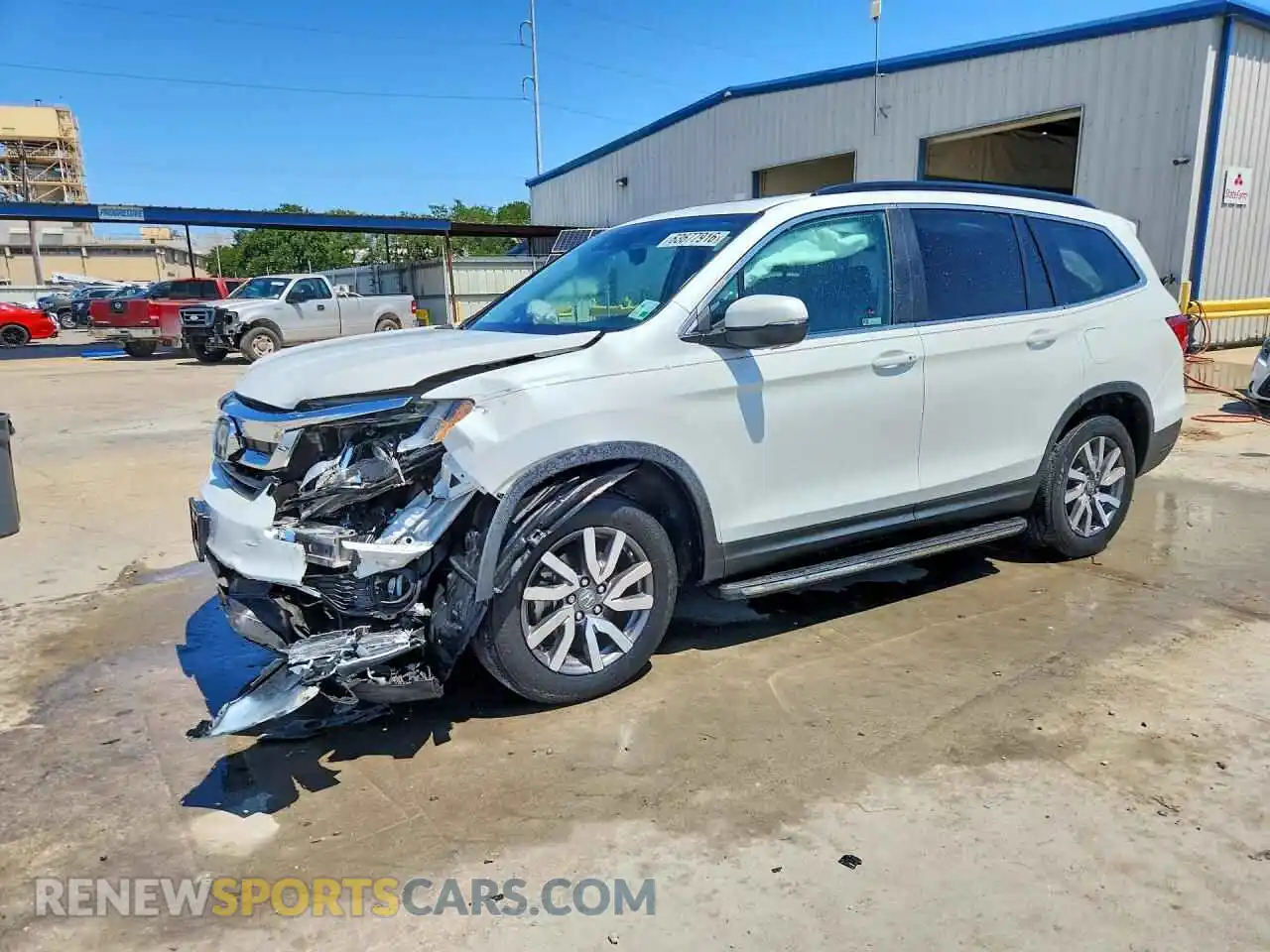 1 fotografías del automóvil dañado 5FNYF5H57MB026875 HONDA PILOT 2021