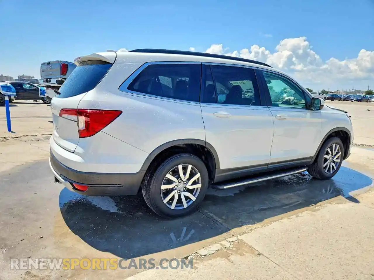 3 fotografías del automóvil dañado 5FNYF5H57MB026875 HONDA PILOT 2021