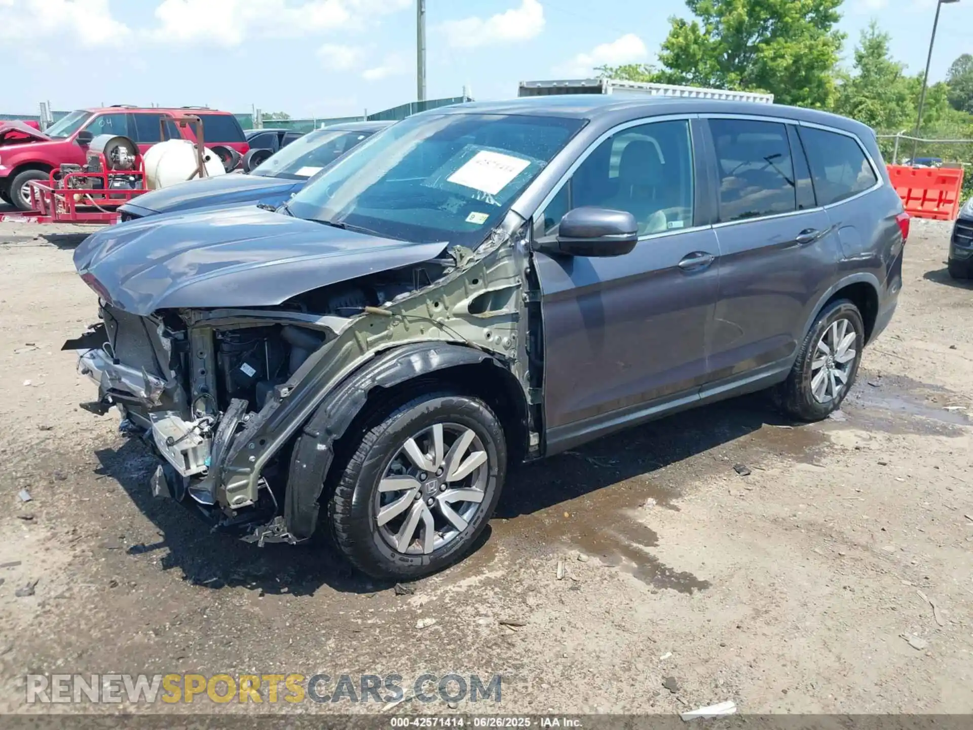 2 Фотография поврежденного автомобиля 5FNYF5H58MB021555 HONDA PILOT 2021