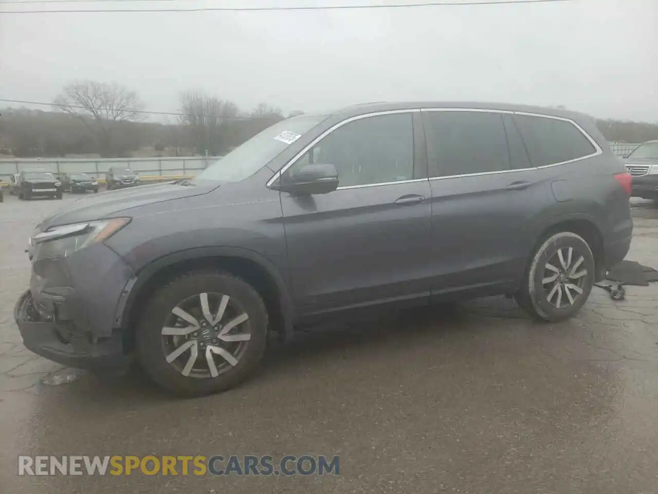 1 Photograph of a damaged car 5FNYF5H58MB024424 HONDA PILOT 2021