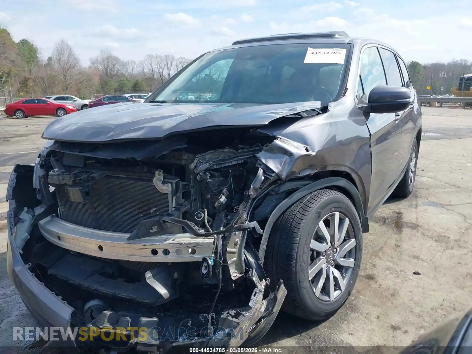 2 Photograph of a damaged car 5FNYF5H58MB024567 HONDA PILOT 2021