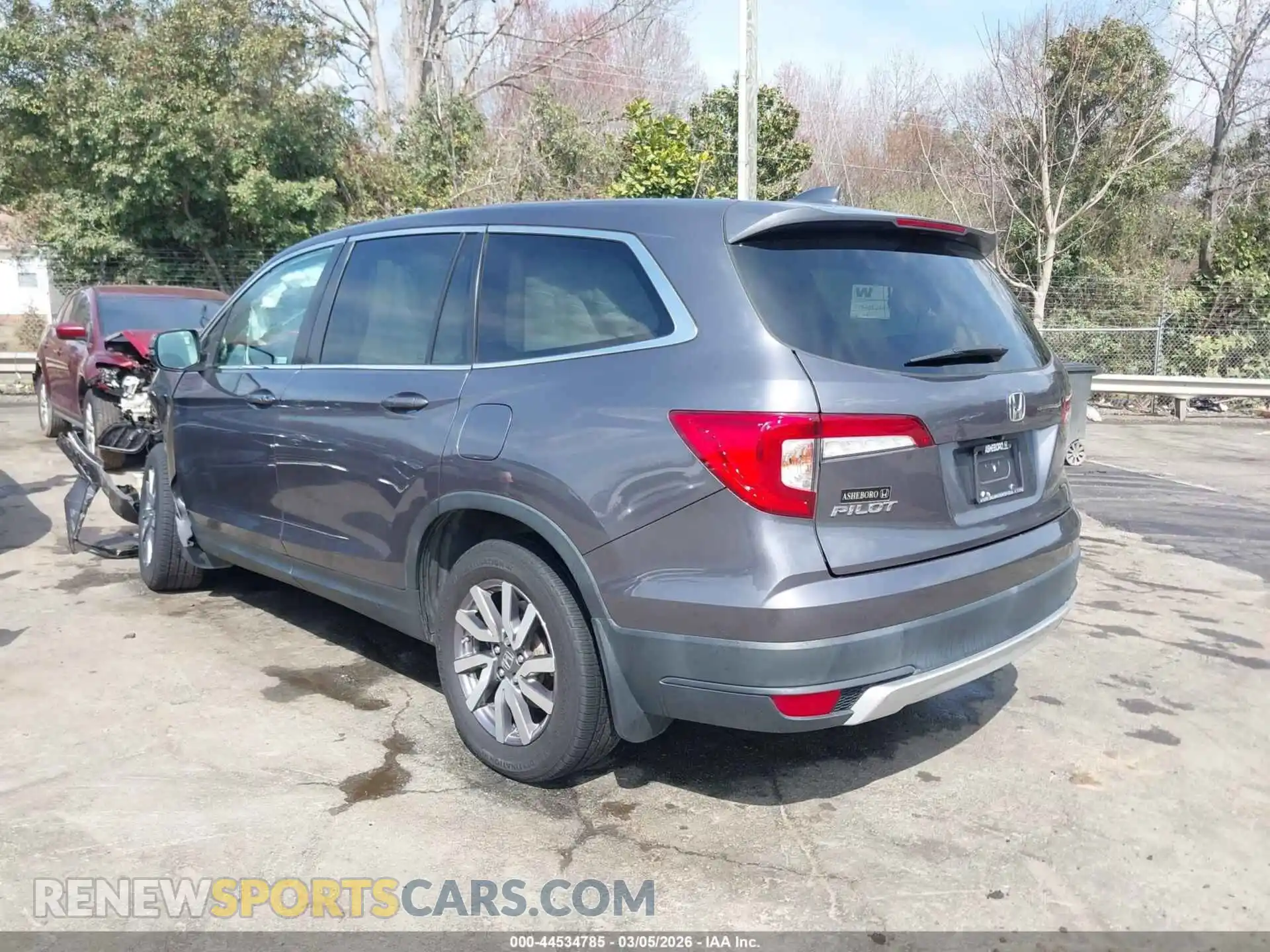 3 Photograph of a damaged car 5FNYF5H58MB024567 HONDA PILOT 2021