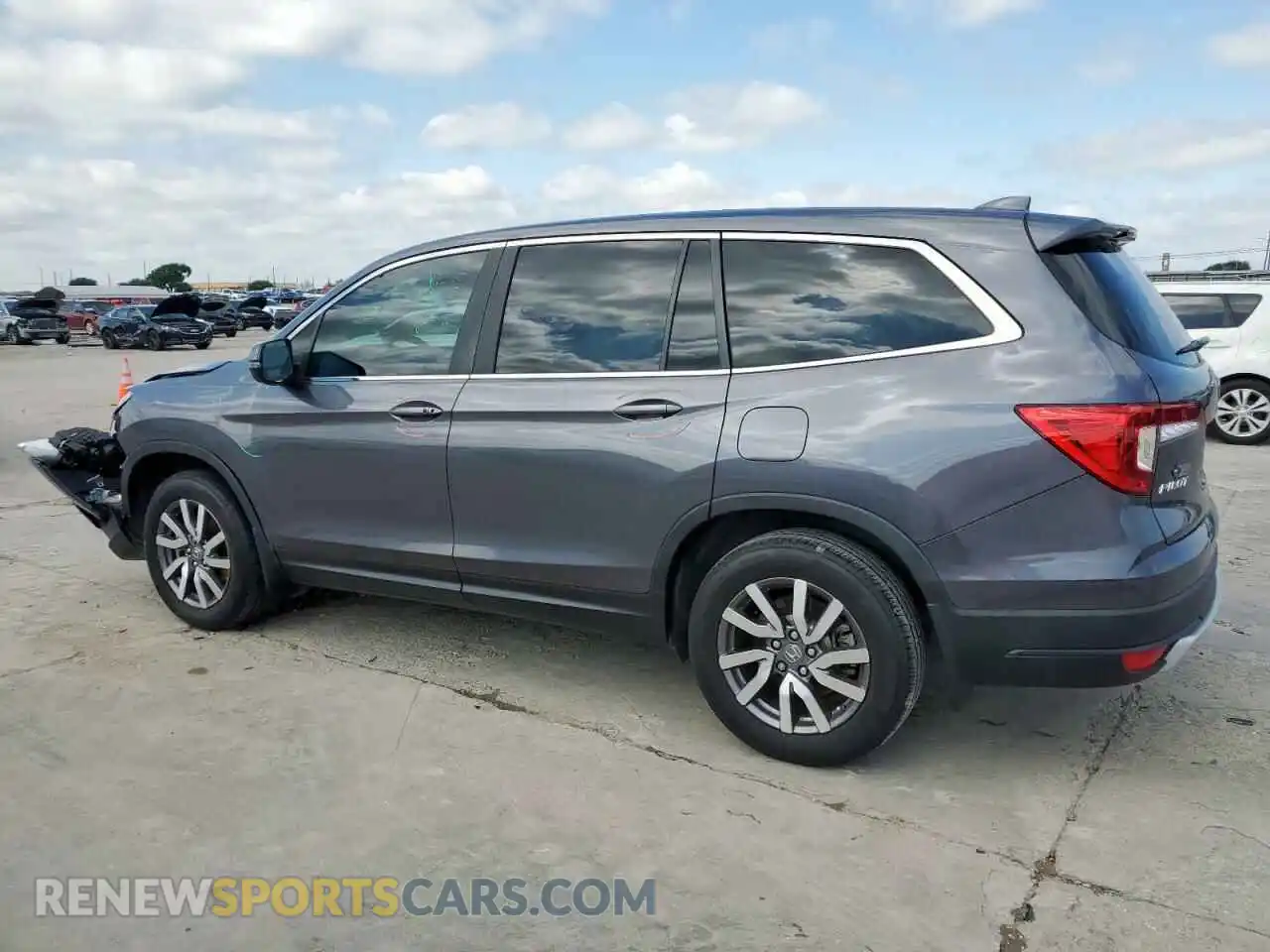 2 Photograph of a damaged car 5FNYF5H58MB036332 HONDA PILOT 2021