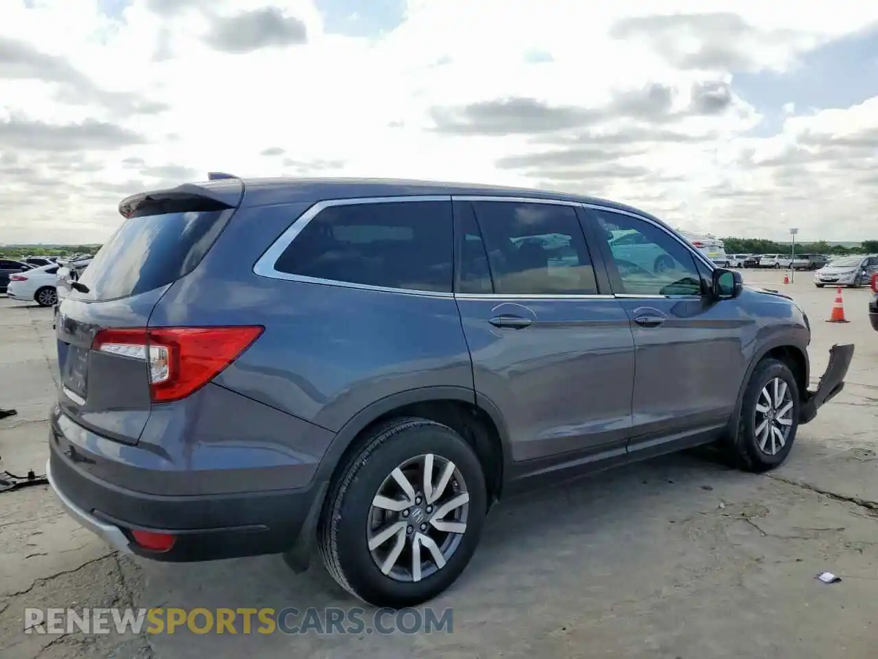 3 Photograph of a damaged car 5FNYF5H58MB036332 HONDA PILOT 2021