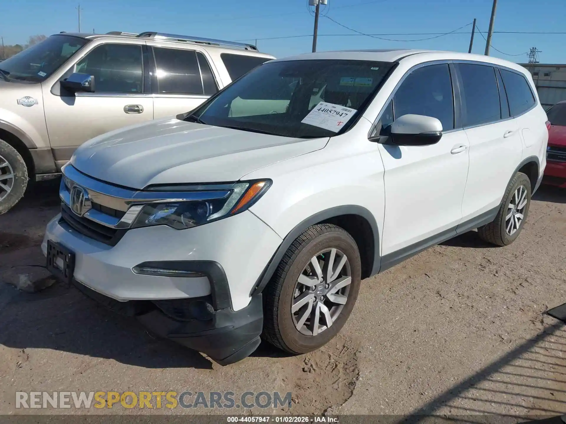 2 Photograph of a damaged car 5FNYF5H59MB006627 HONDA PILOT 2021