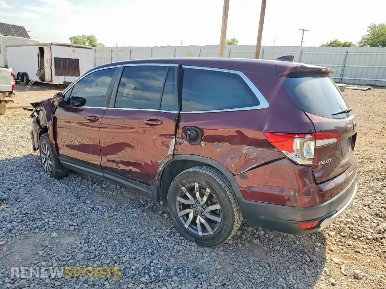 2 Фотография поврежденного автомобиля 5FNYF5H59MB031169 HONDA PILOT 2021