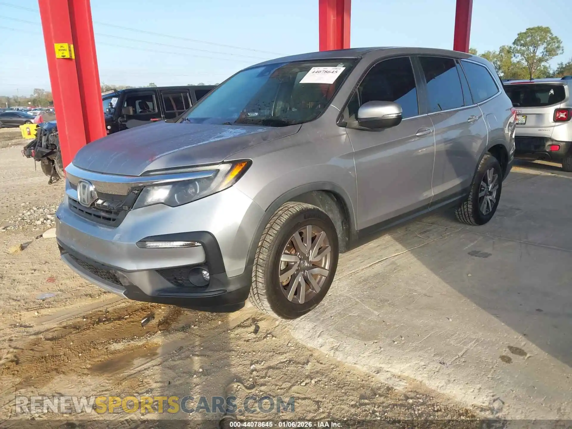 2 Photograph of a damaged car 5FNYF5H59MB035240 HONDA PILOT 2021