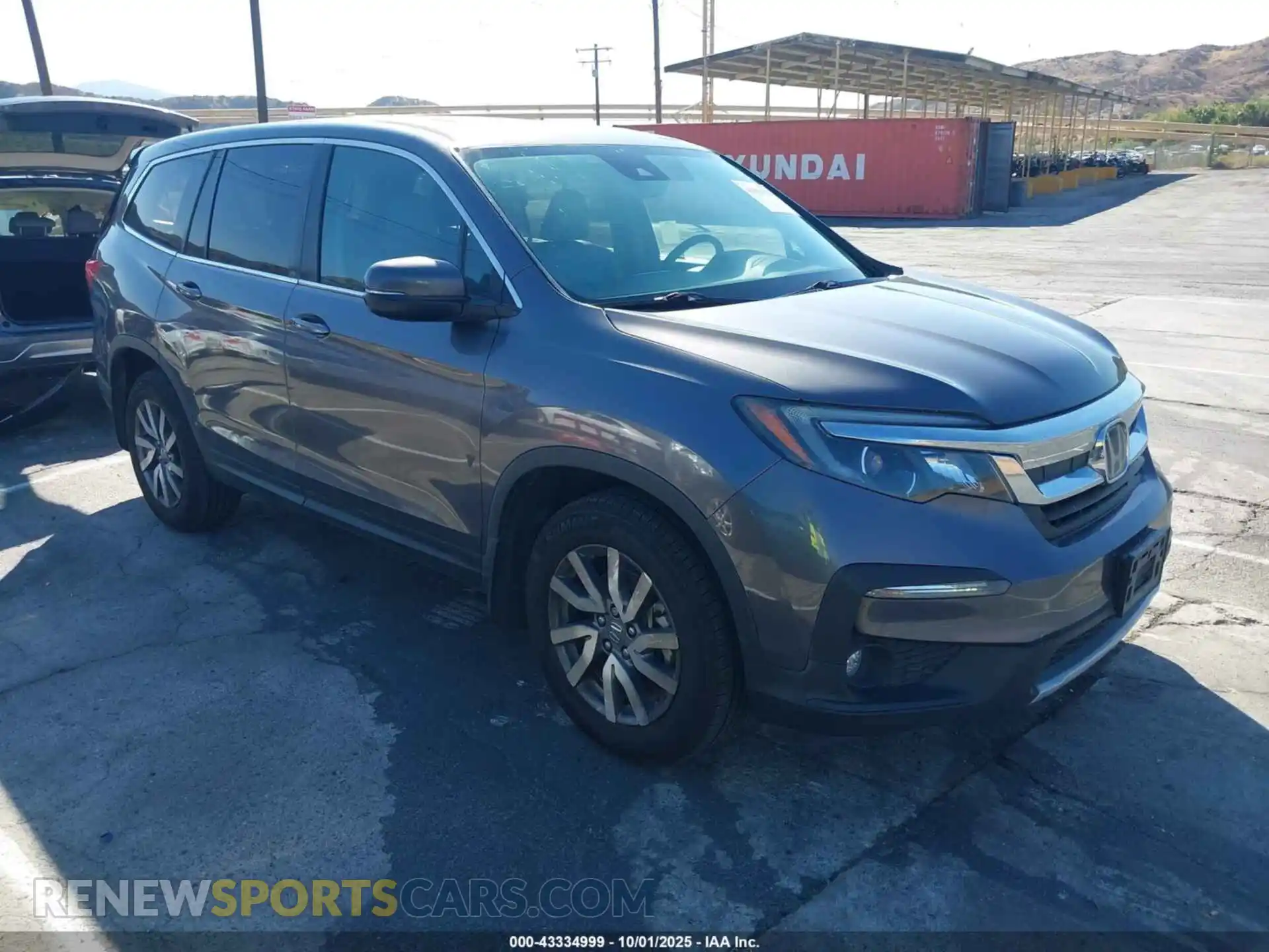 1 Photograph of a damaged car 5FNYF5H5XMB014493 HONDA PILOT 2021