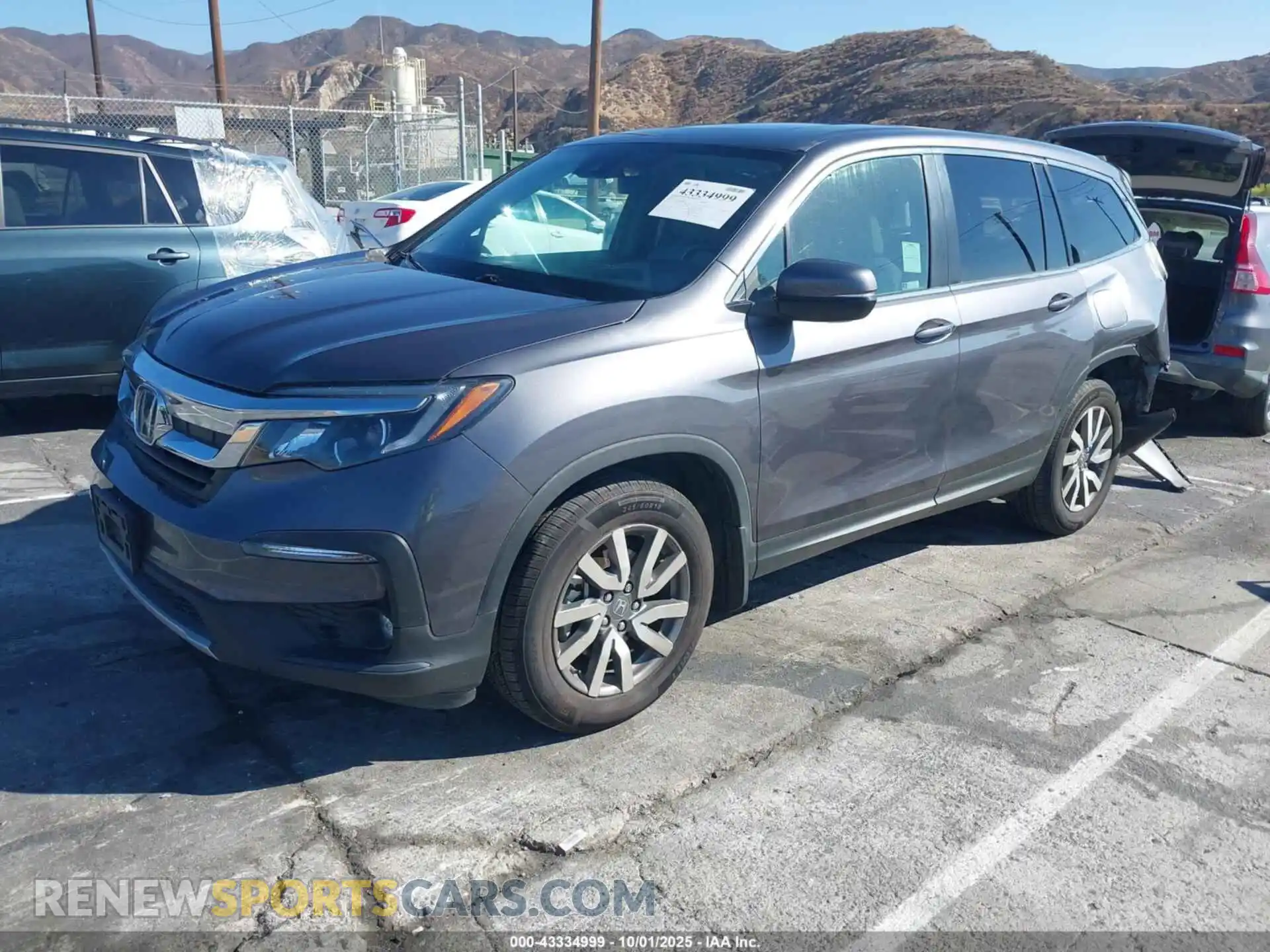 2 Photograph of a damaged car 5FNYF5H5XMB014493 HONDA PILOT 2021