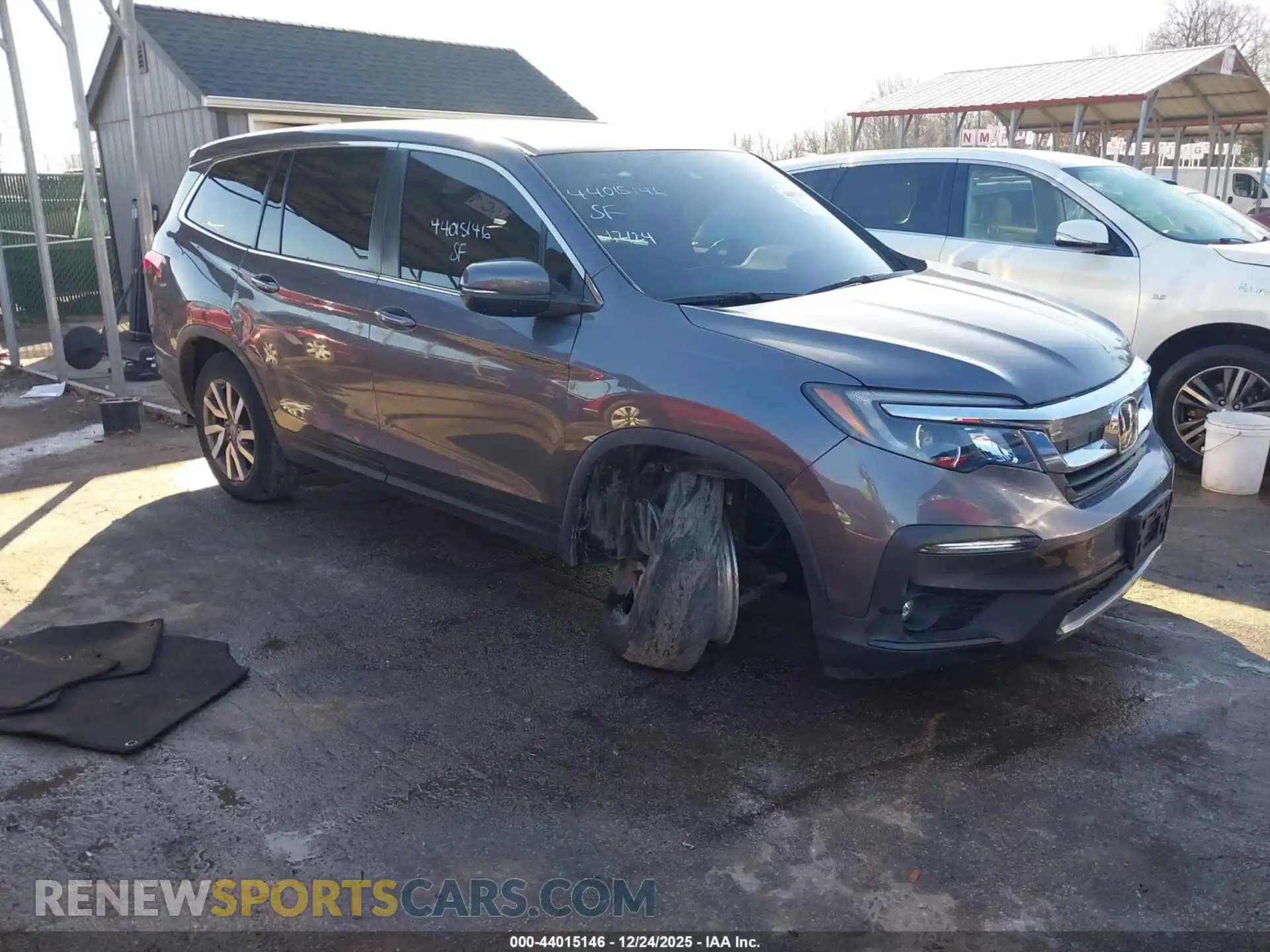 1 Photograph of a damaged car 5FNYF5H5XMB042262 HONDA PILOT 2021